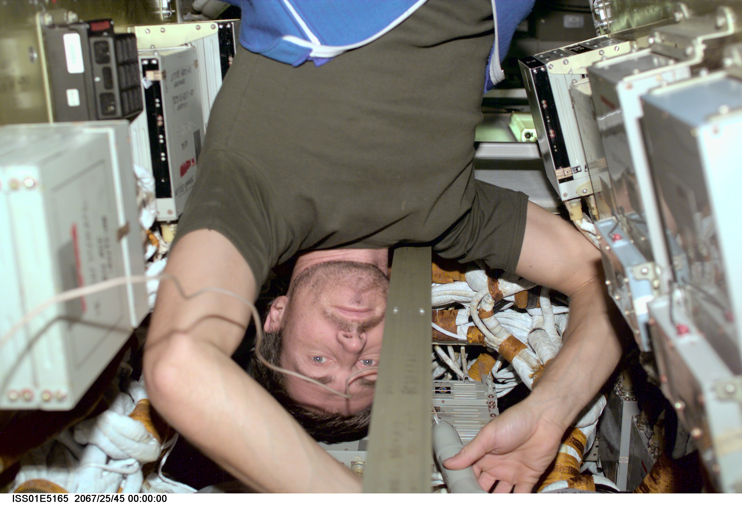 Krikalev in Service module