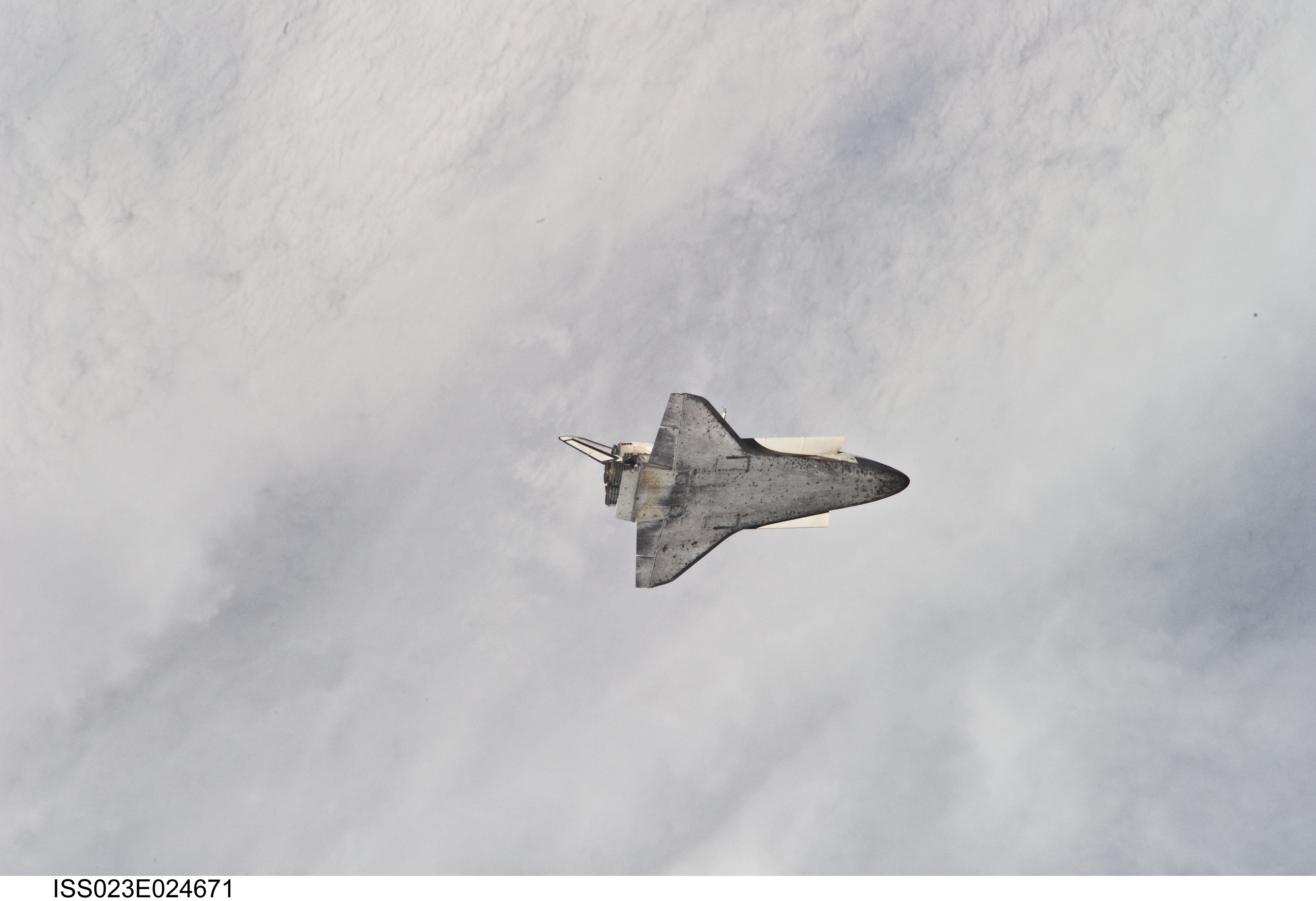 STS-131 Discovery after Undocking