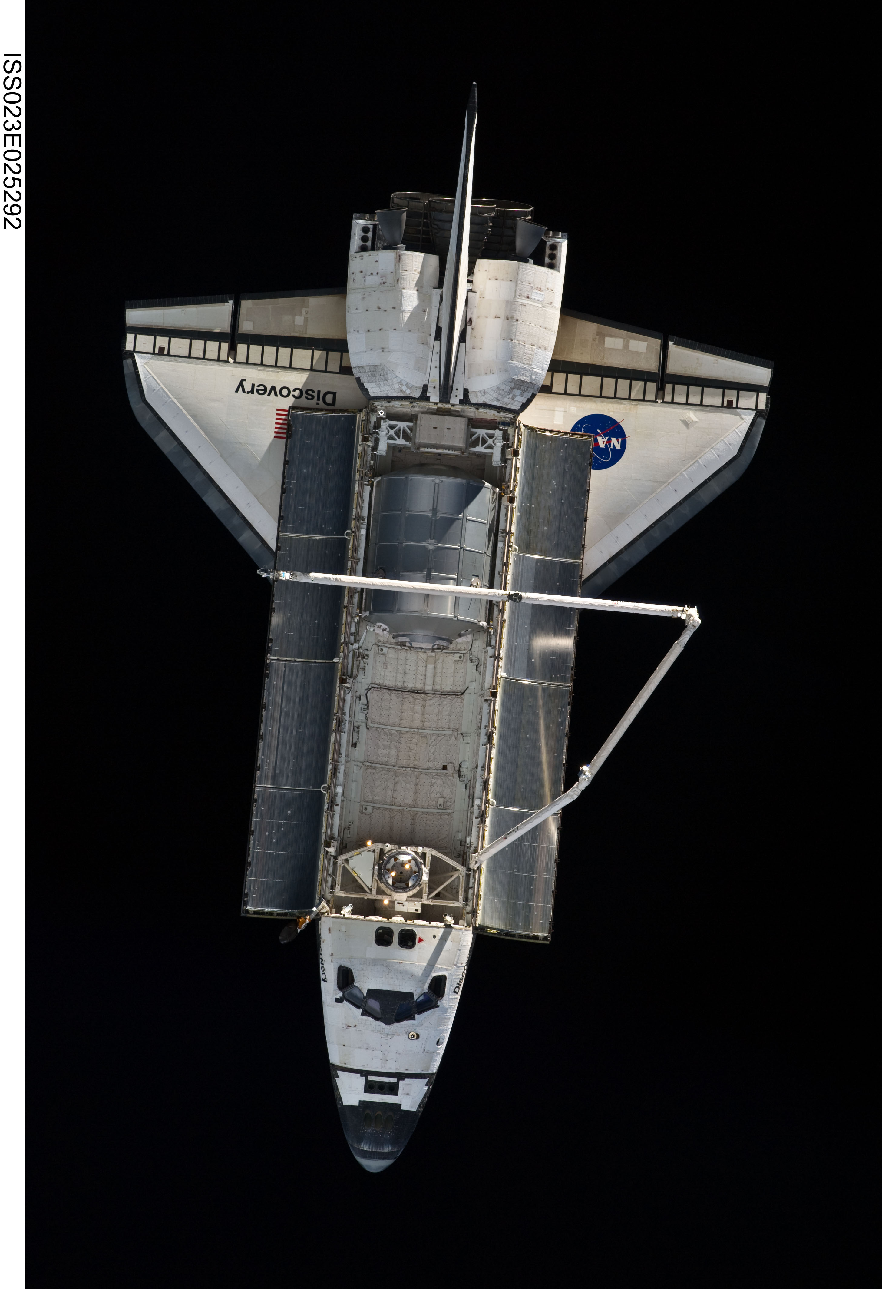 STS-131 Discovery after Undocking