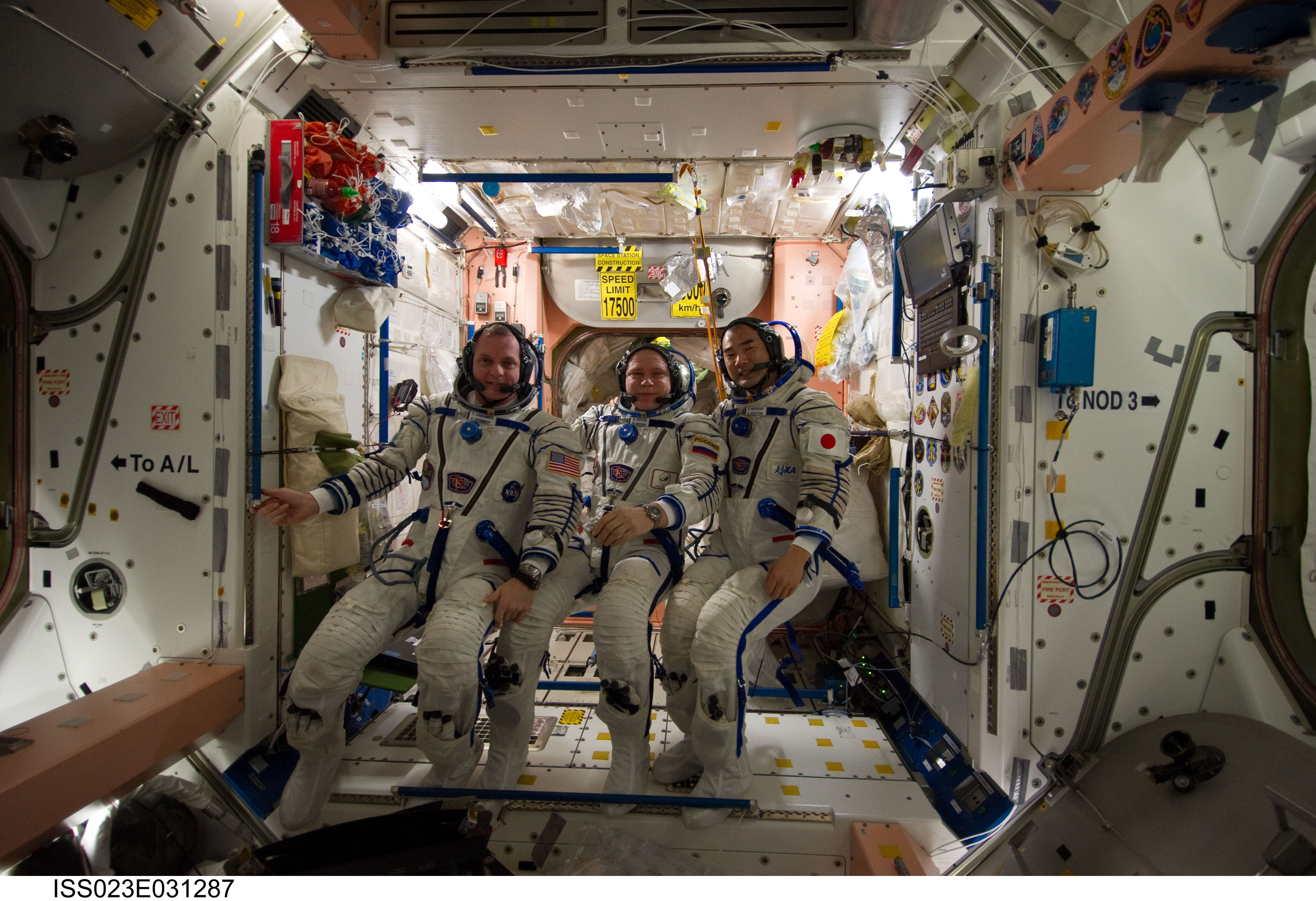 Creamer, Kotov and Noguchi prepare for Sokol Suit Leak Check