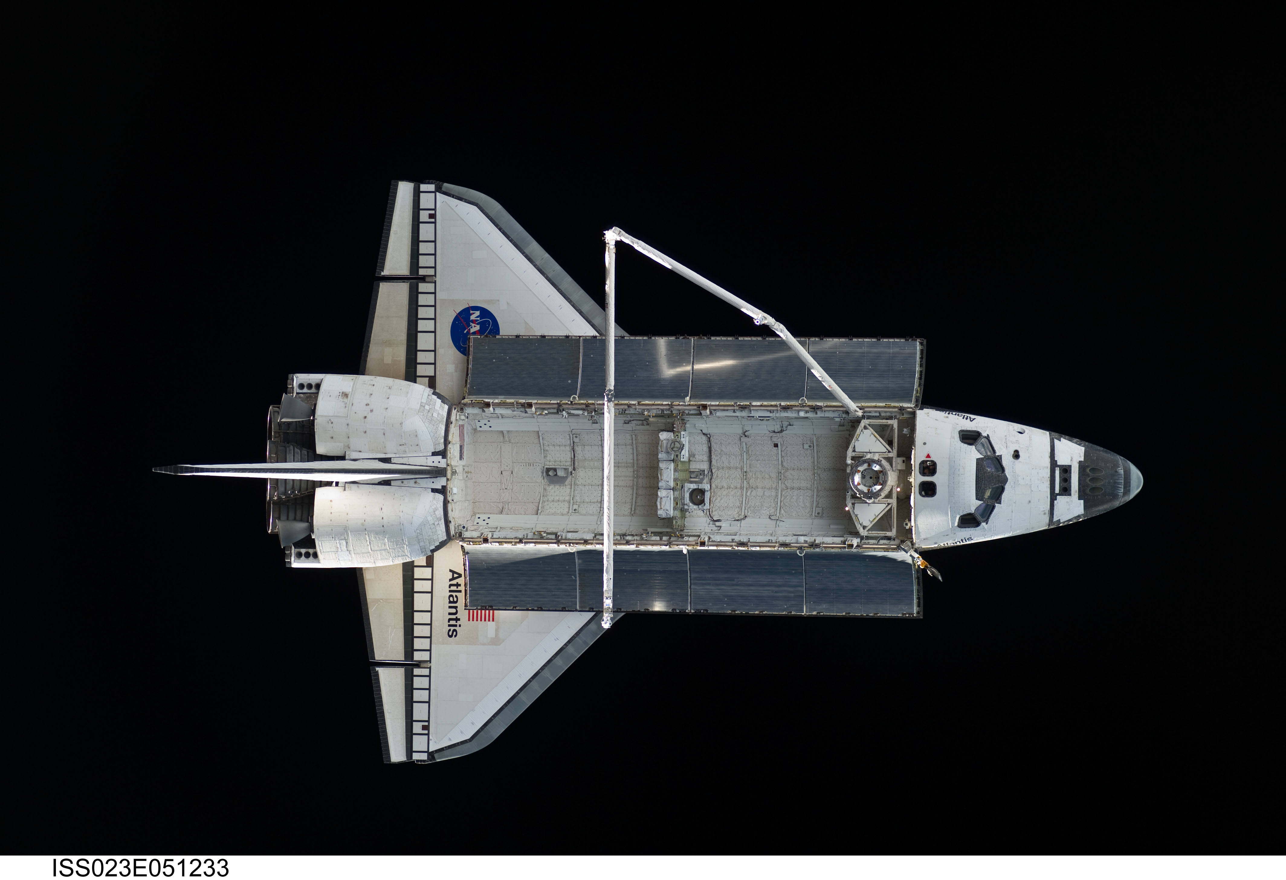 STS-132 Atlantis after Undocking