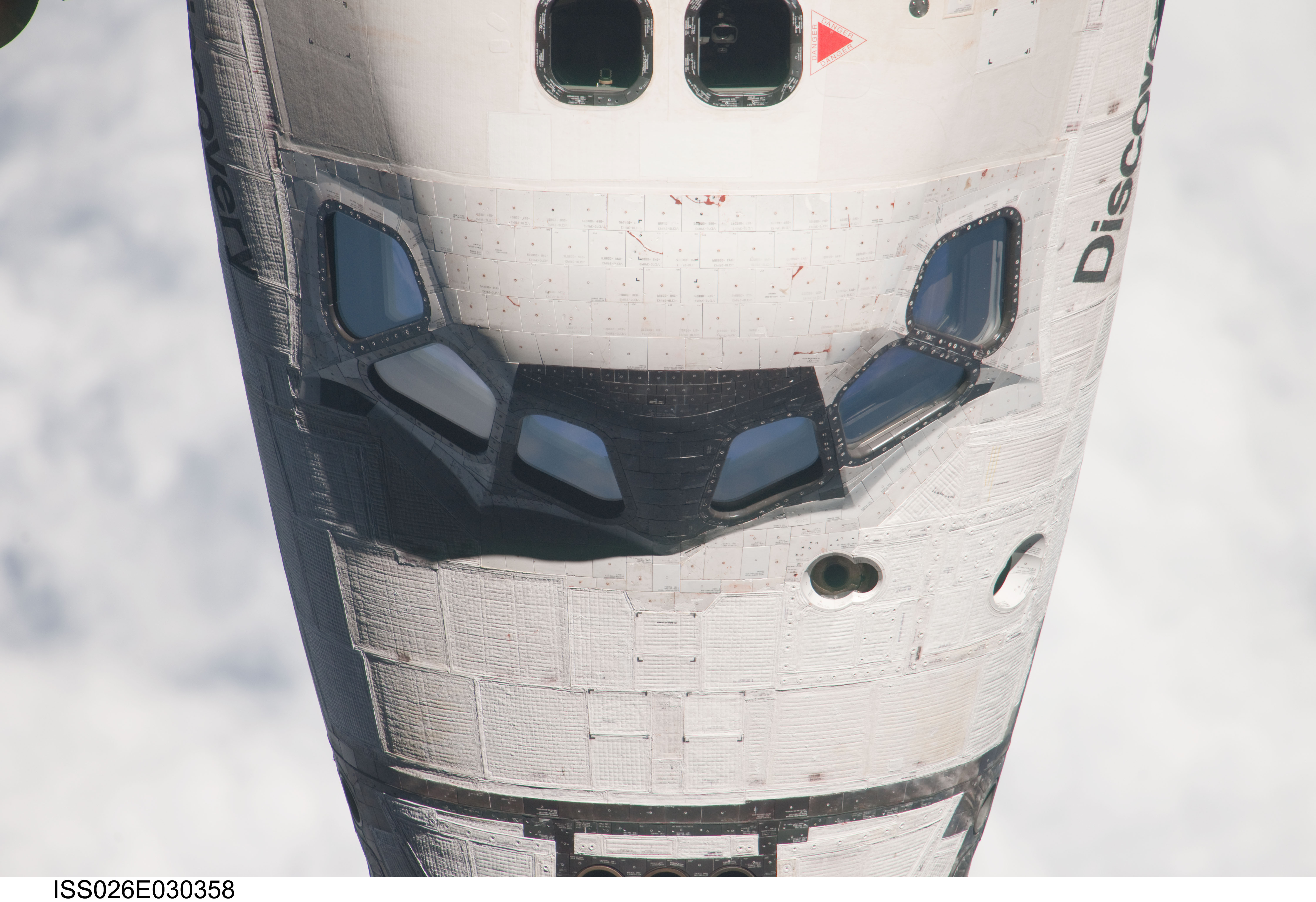 Mapping Sequence performed during the STS-133 R-Bar Pitch Maneuver