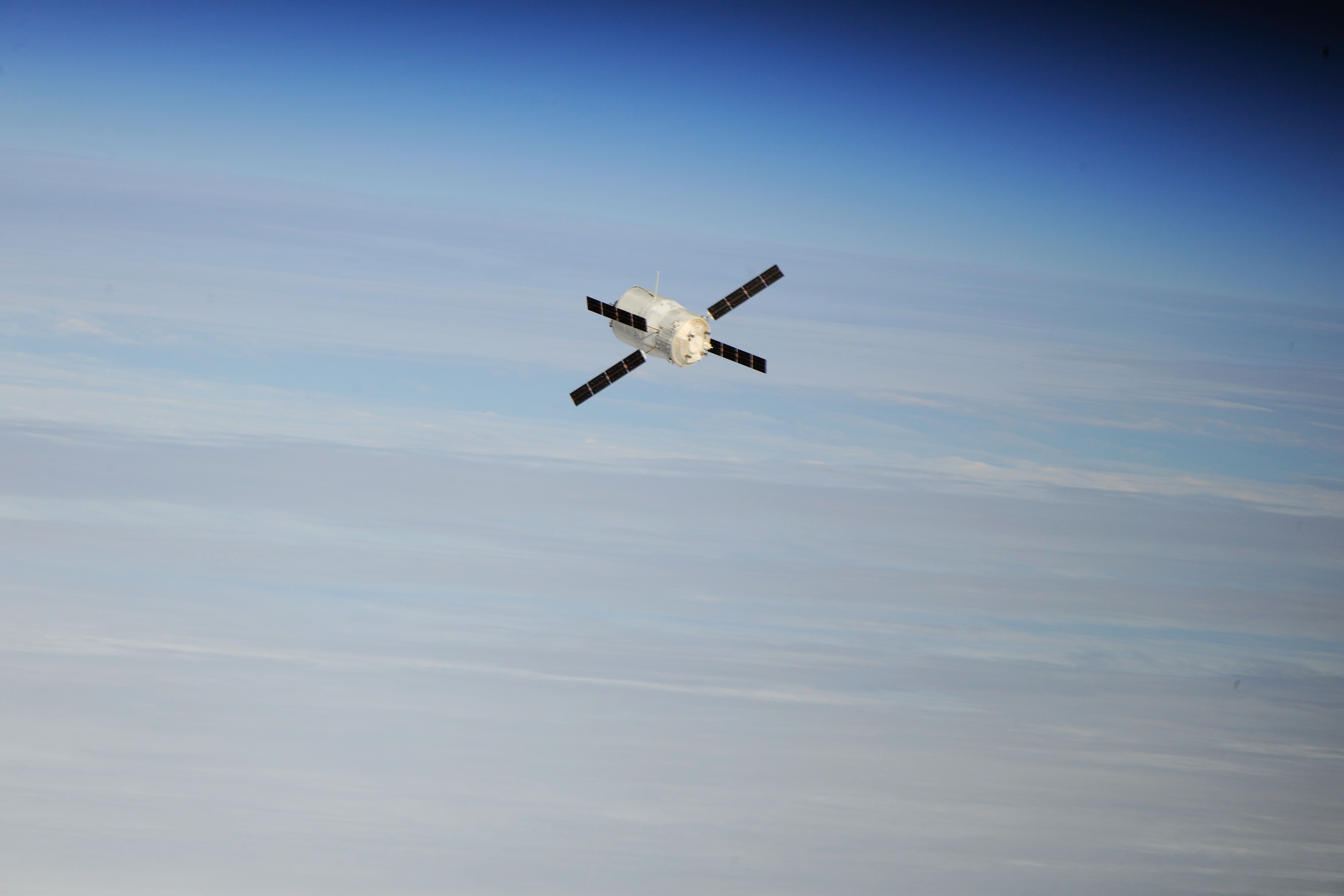 ESA Johannes Kepler ATV-2 during approach