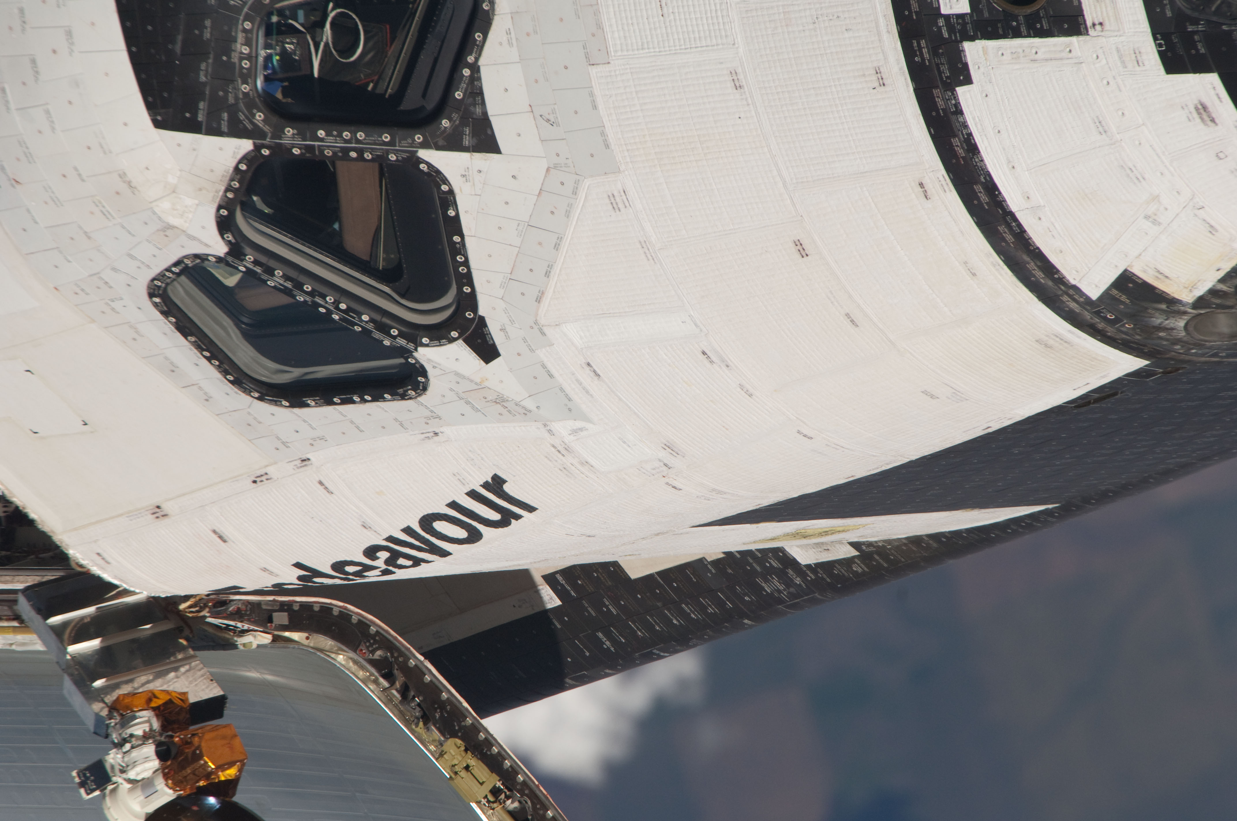 Mapping Sequence performed during the STS-134 R-Bar Pitch Maneuver