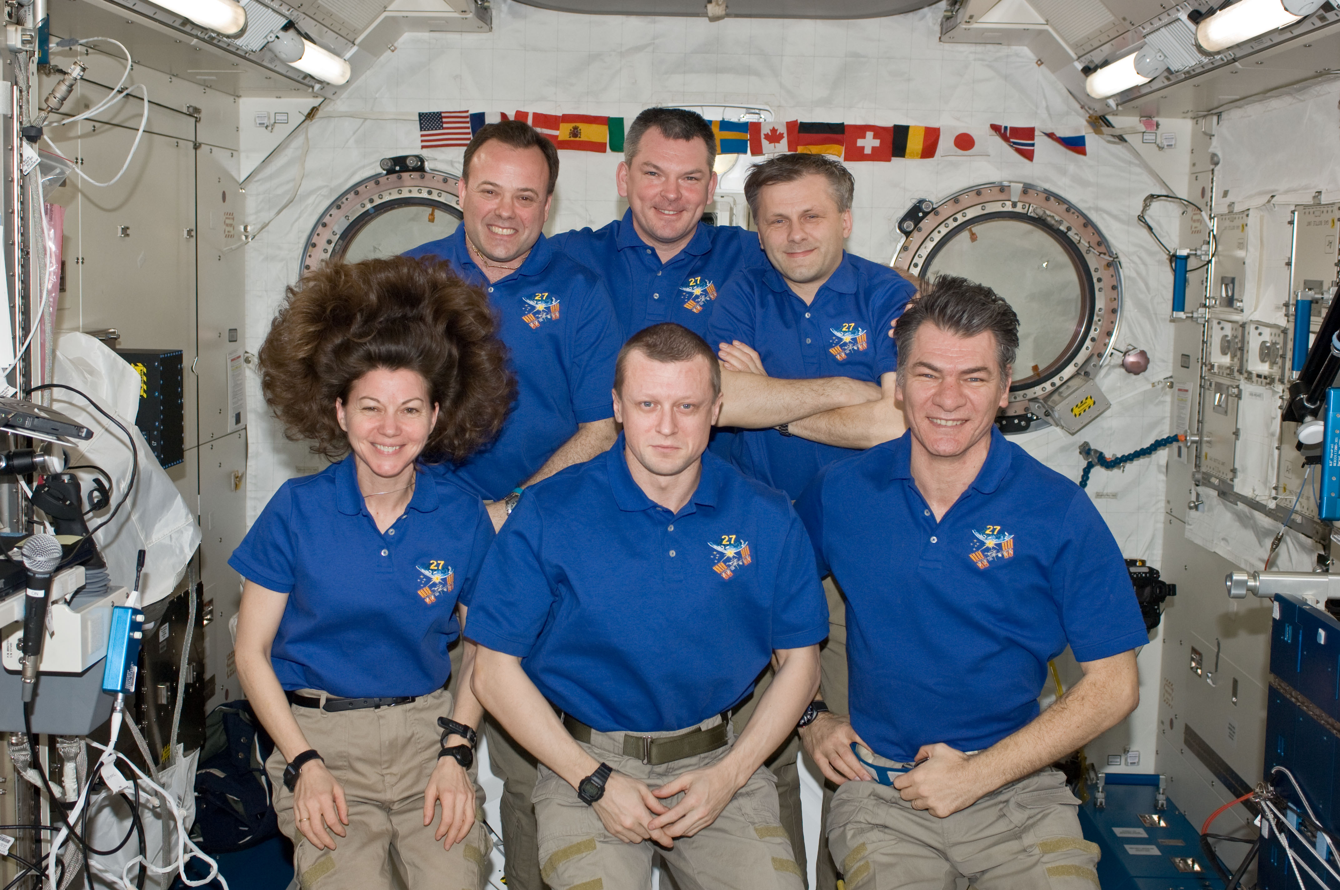 Expedition 27 Crewmembers Inflight Portrait