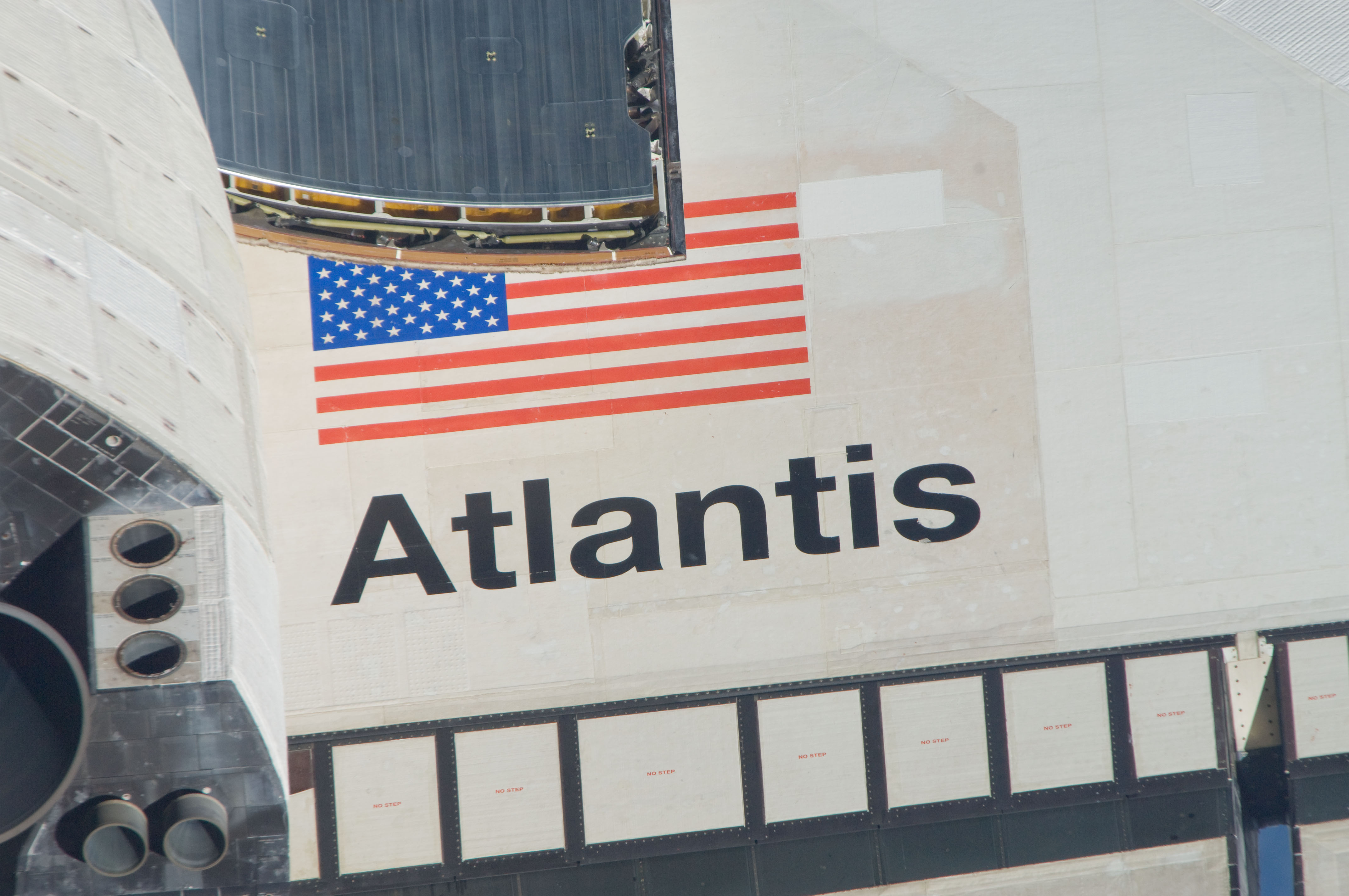 Mapping Sequence performed during the STS-135 R-Bar Pitch Maneuver