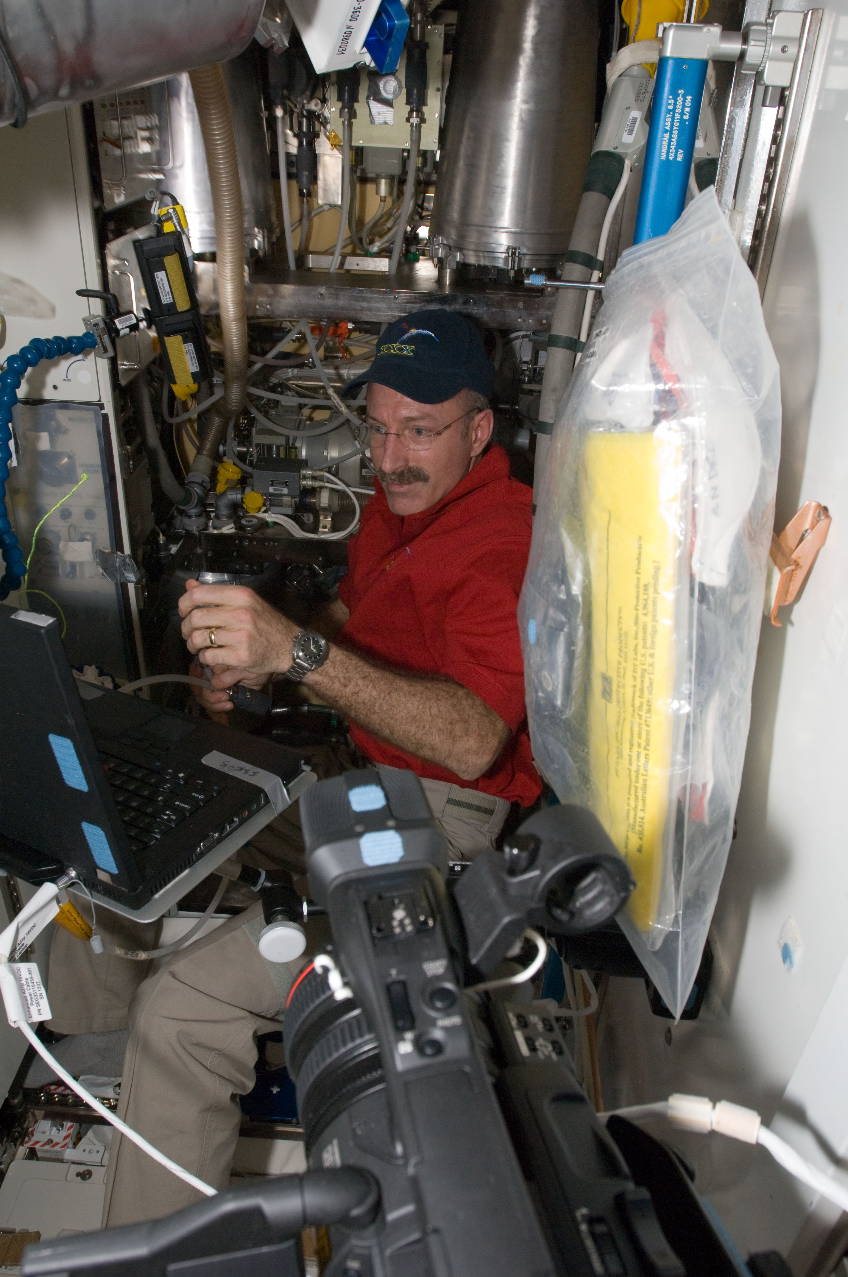 Burbank performs the WHC Yearly Maintenance in the Node 3