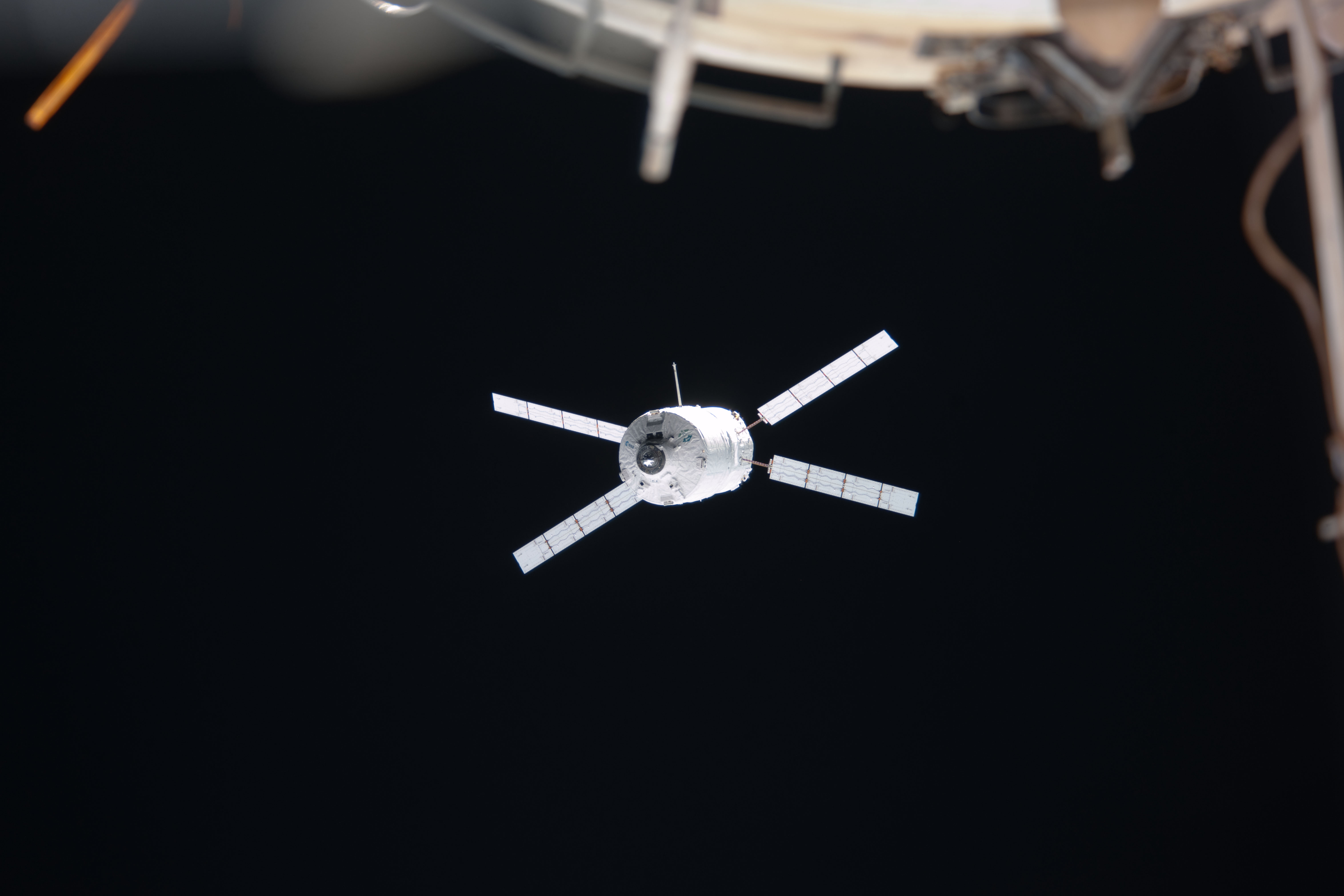 ESA Edoardo Amaldi ATV-3 approaches the ISS