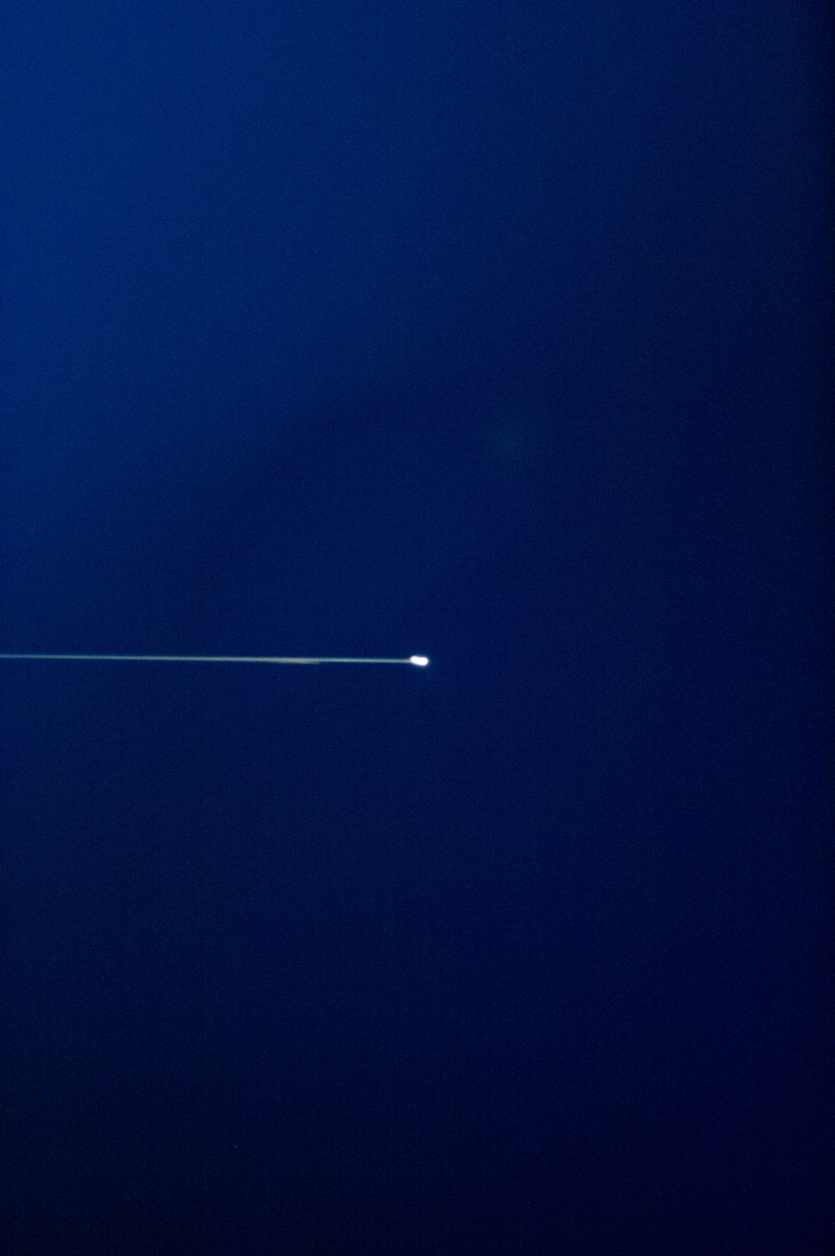 Soyuz TMA-05M beginning to re-enter the Earth's atmosphere