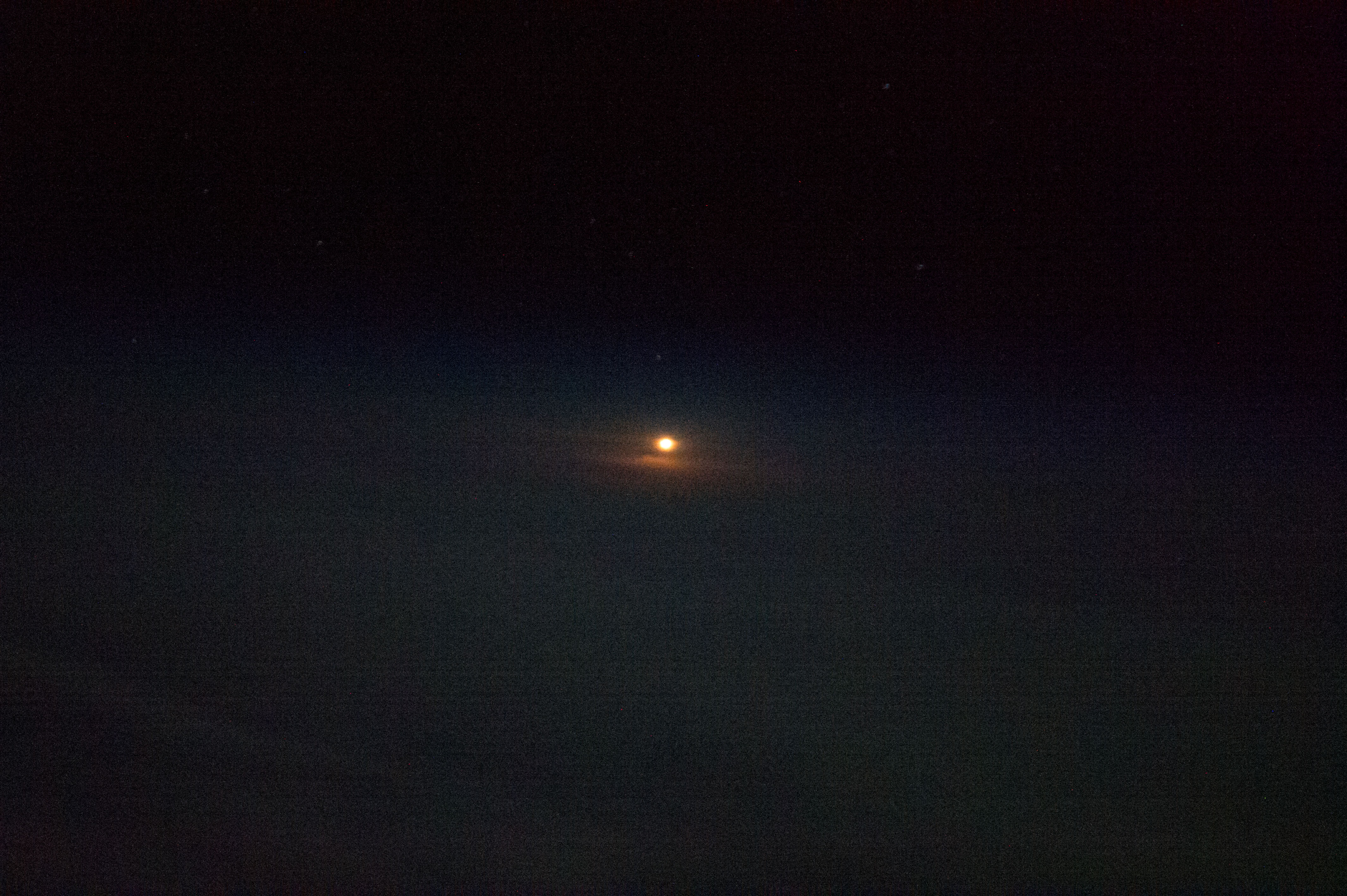Soyuz TMA-08M/34S Launch seen from ISS
