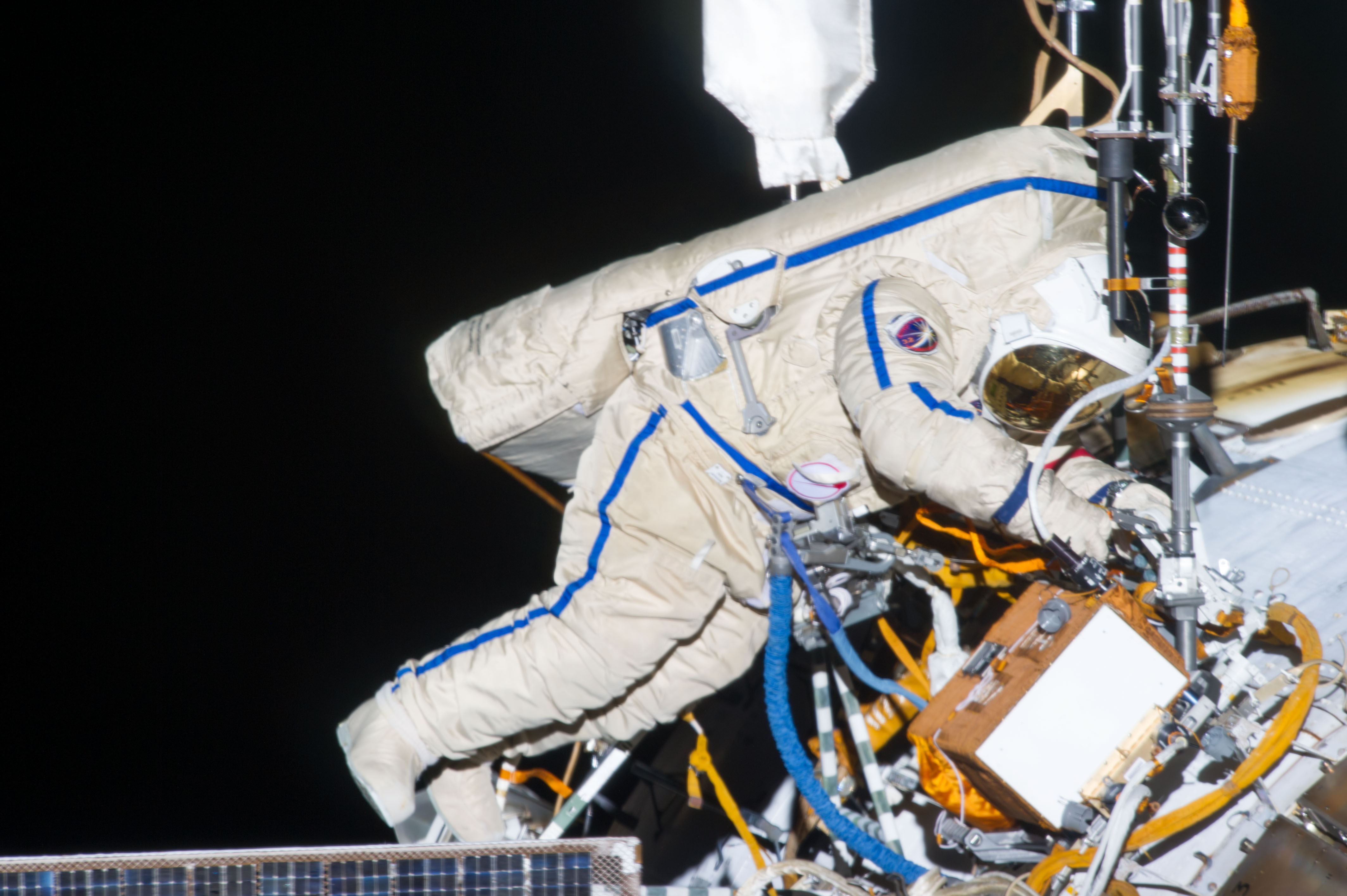 Vinogradov during EVA 32