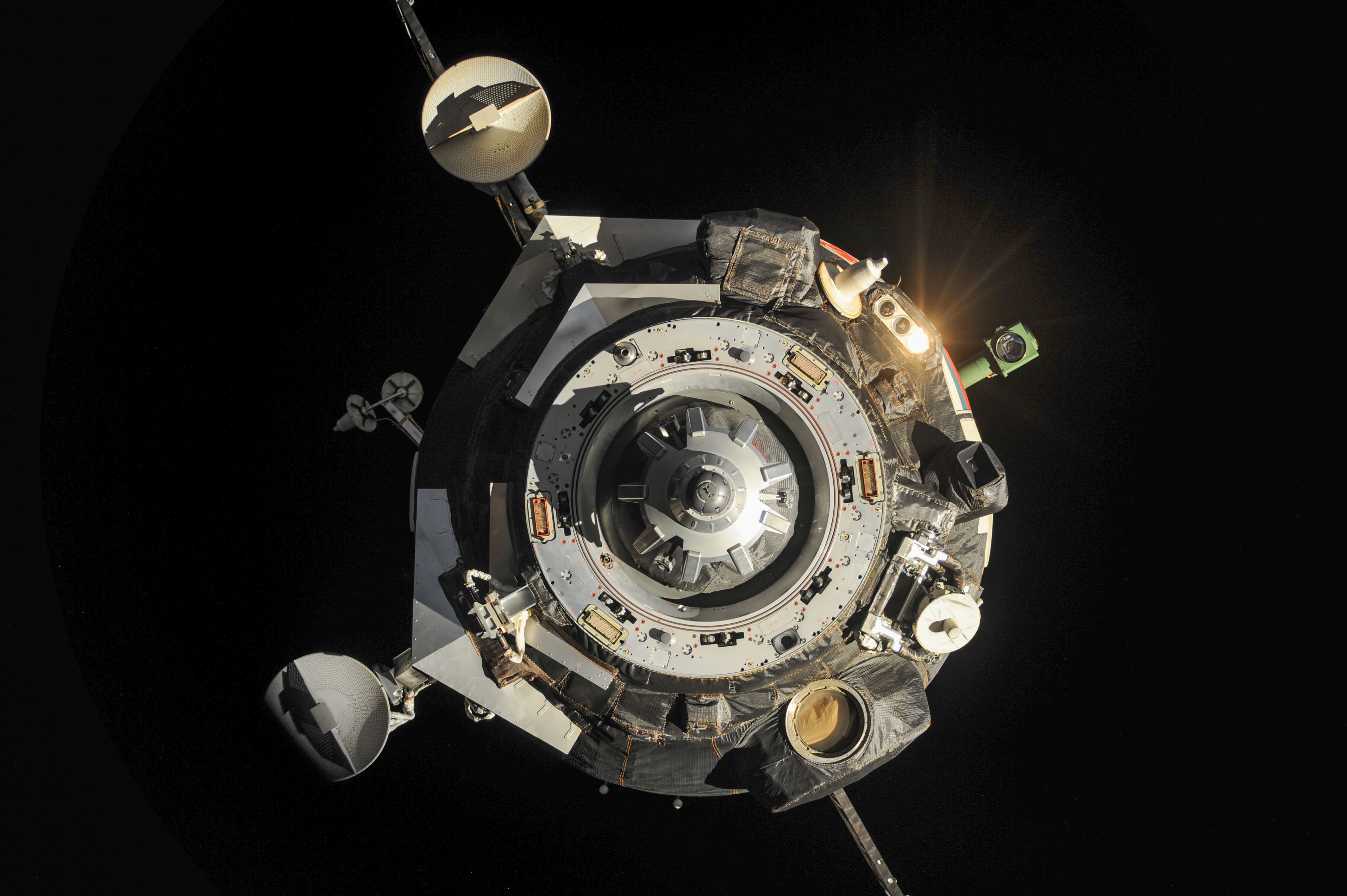 Soyuz 35S undocks from the ISS