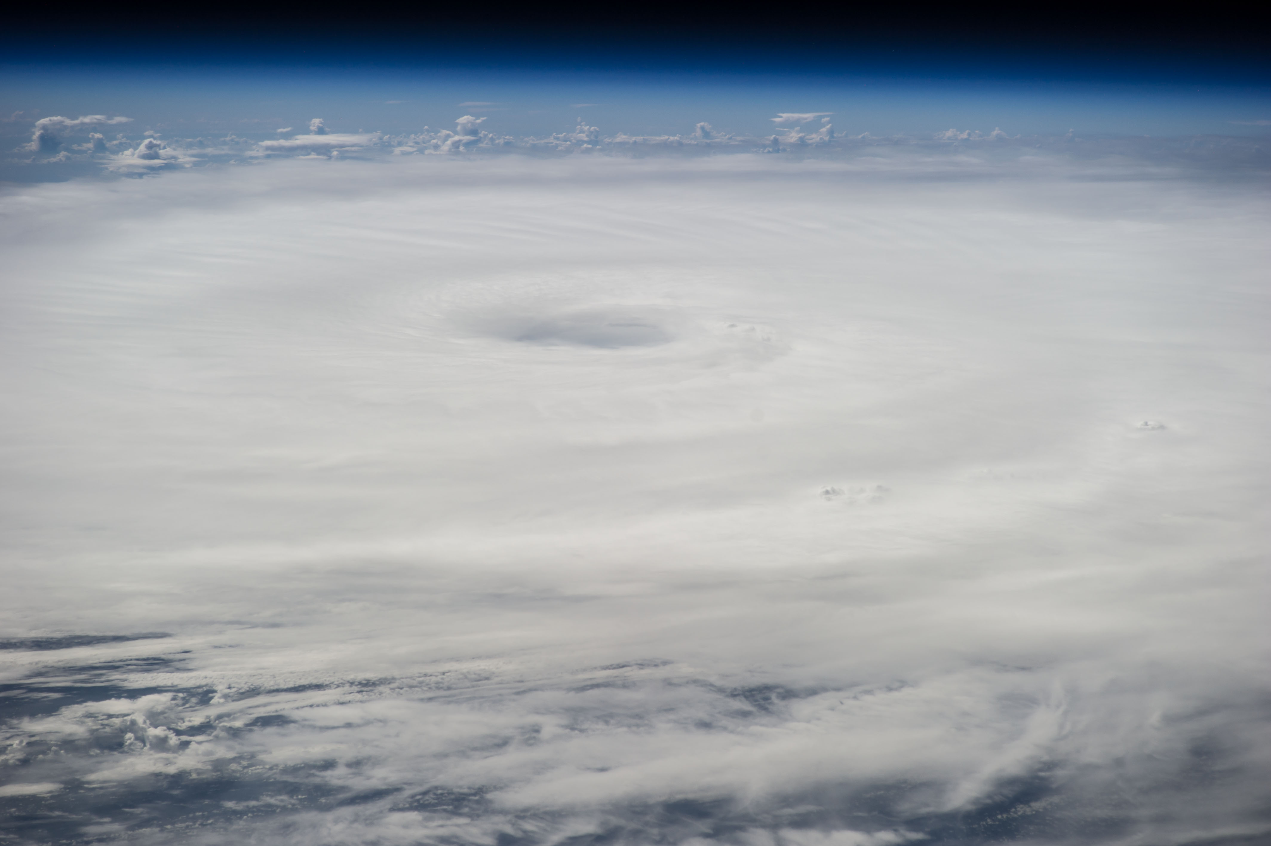 Hurricane Edouard taken by Expedition 41 crewmember