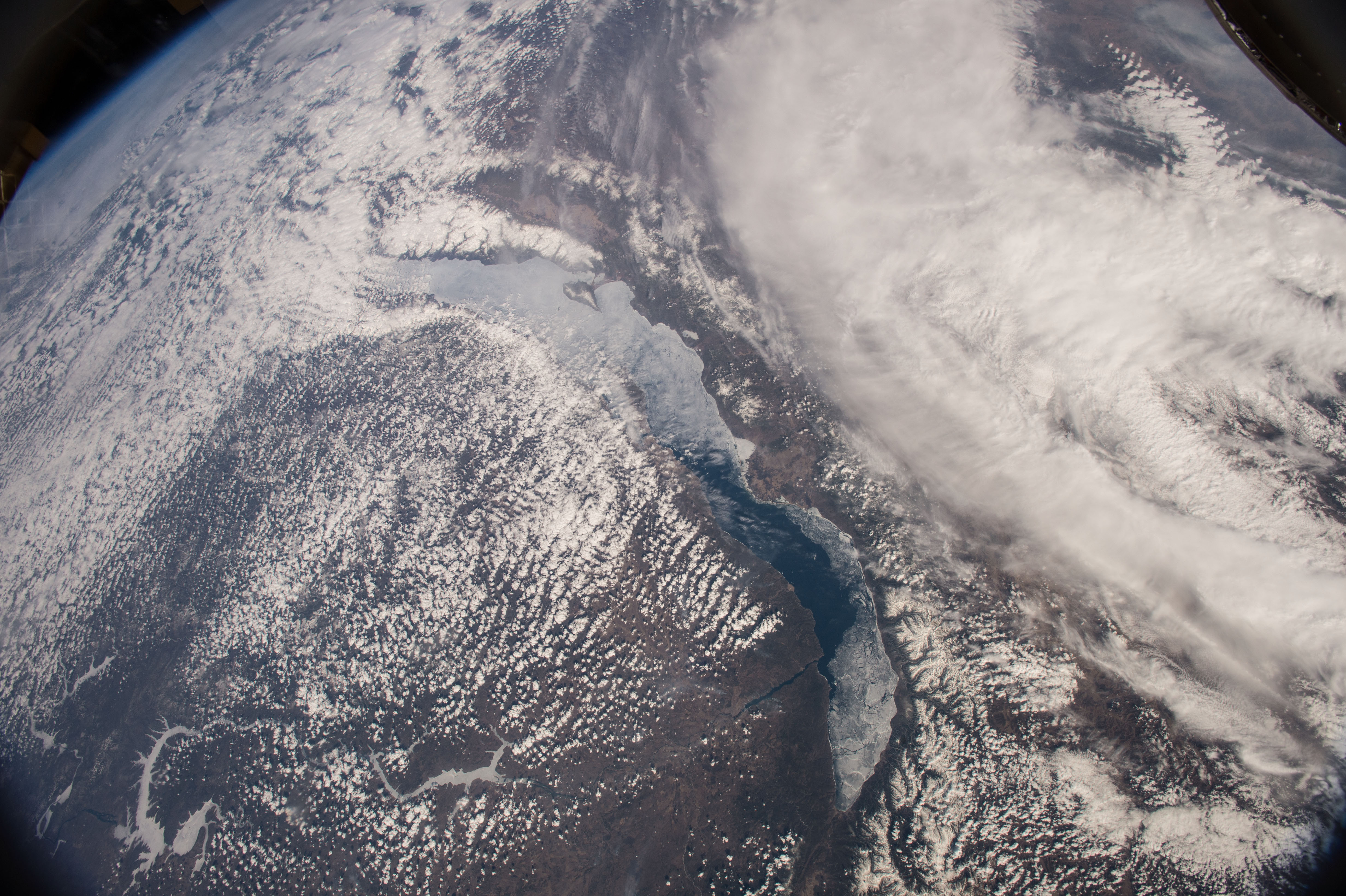 Earth observation taken by the Expedition 43 crew