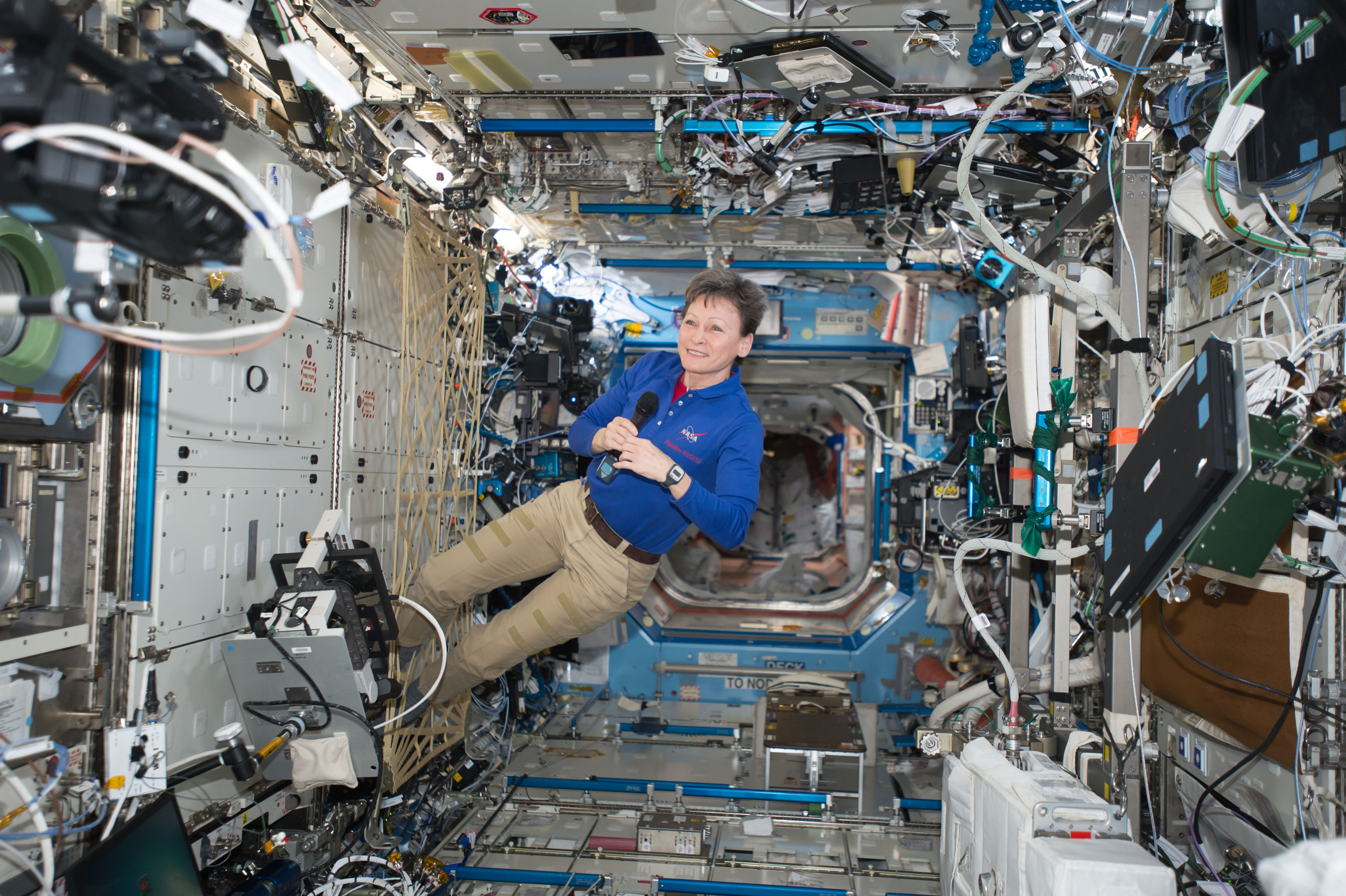 Whitson in the U.S. Lab