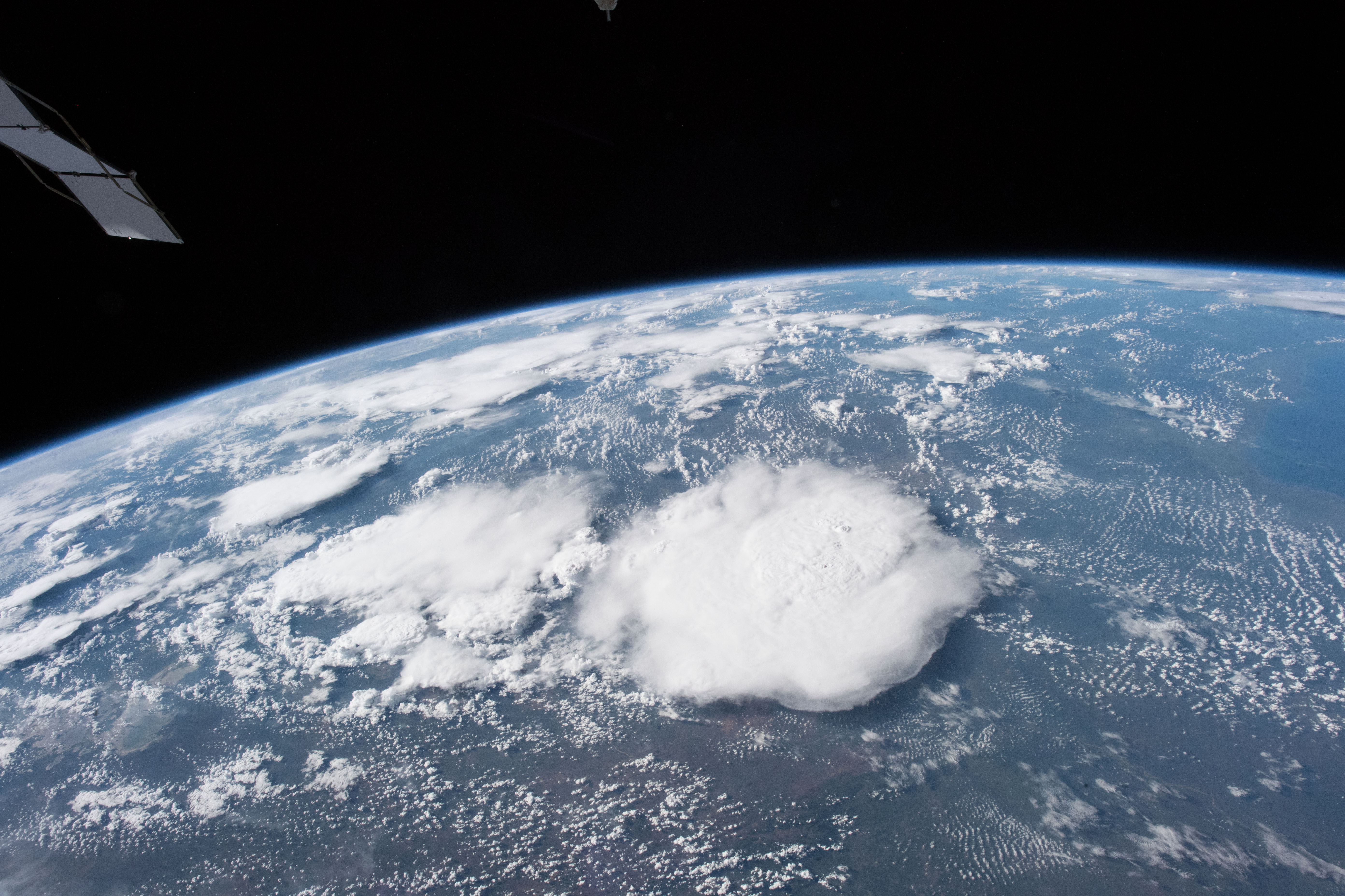 Earth observation taken by the Expedition 55 crew