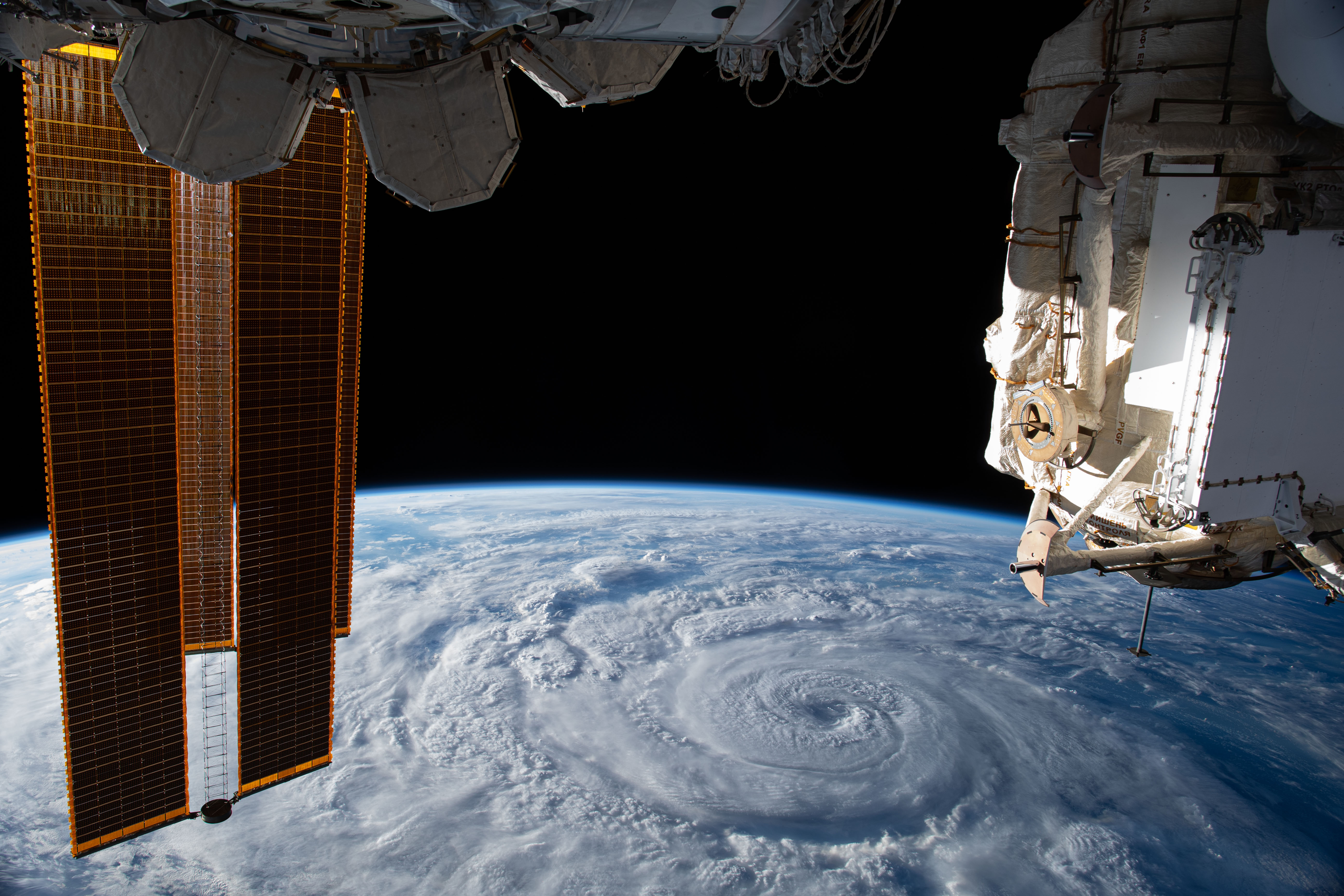 Hurricane Genevieve off the Pacific coast of Mexico
