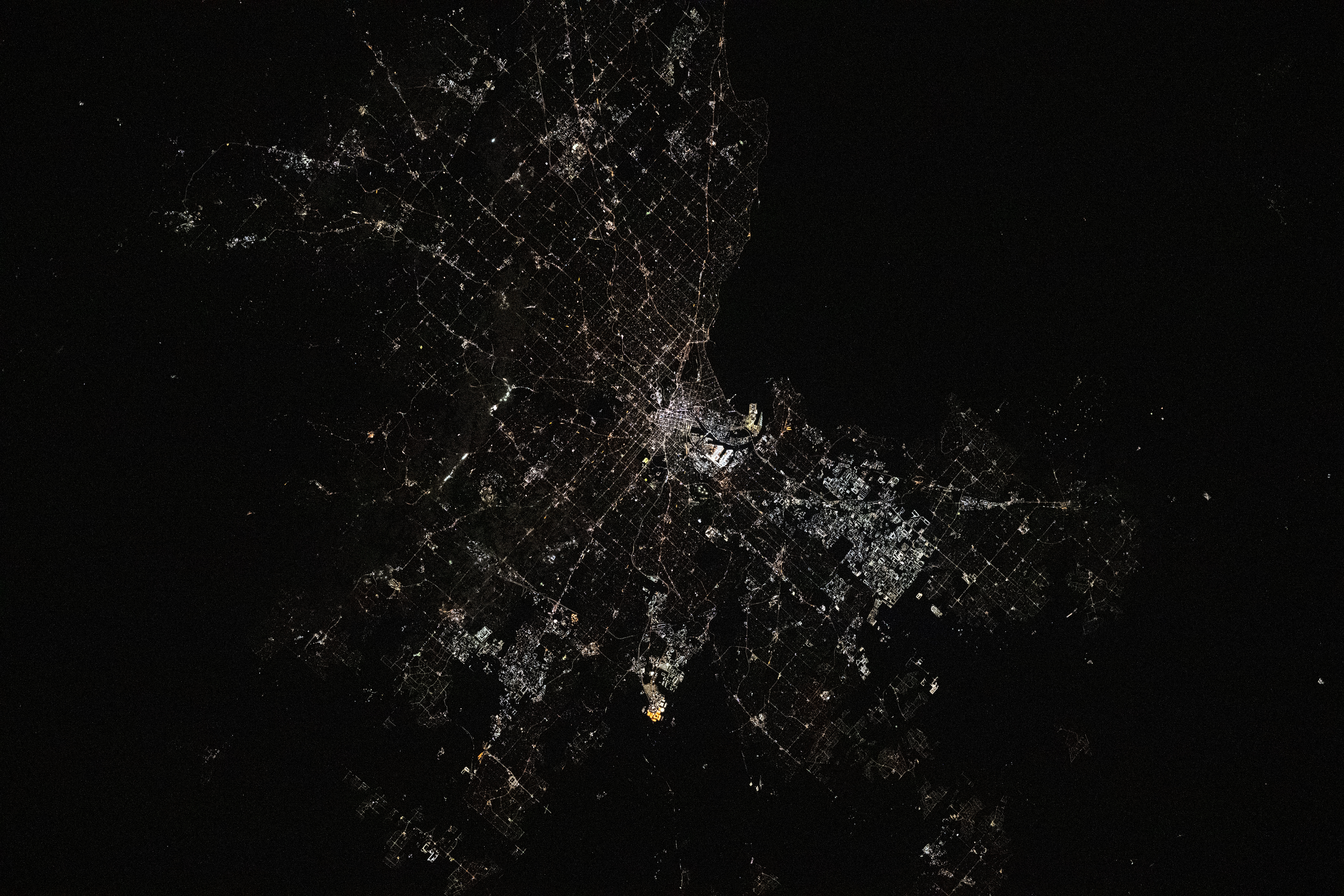 Melbourne, the capital of Australia's state of Victoria, pictured at night