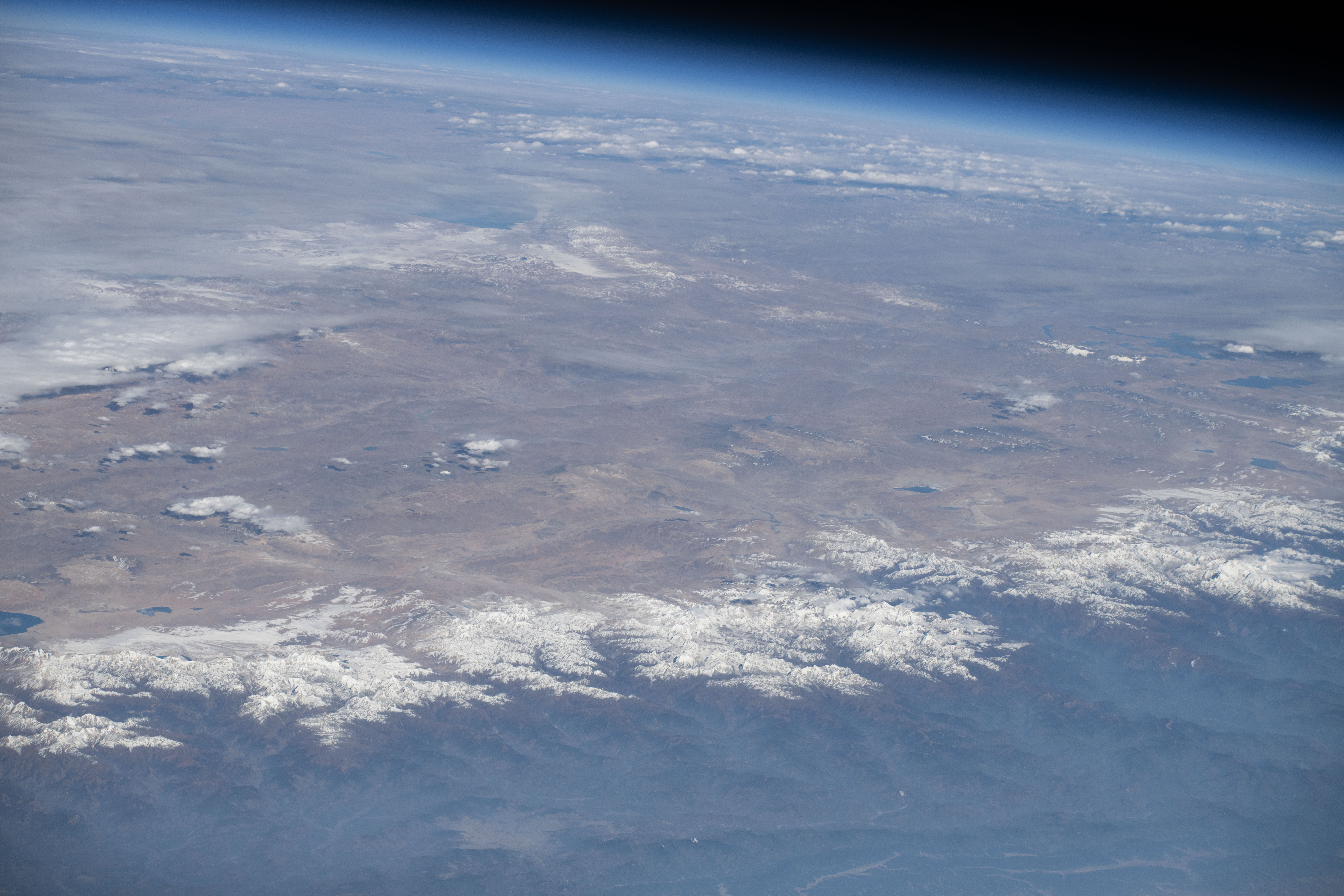 The Himalayas separate the Indian subcontinent from Asia