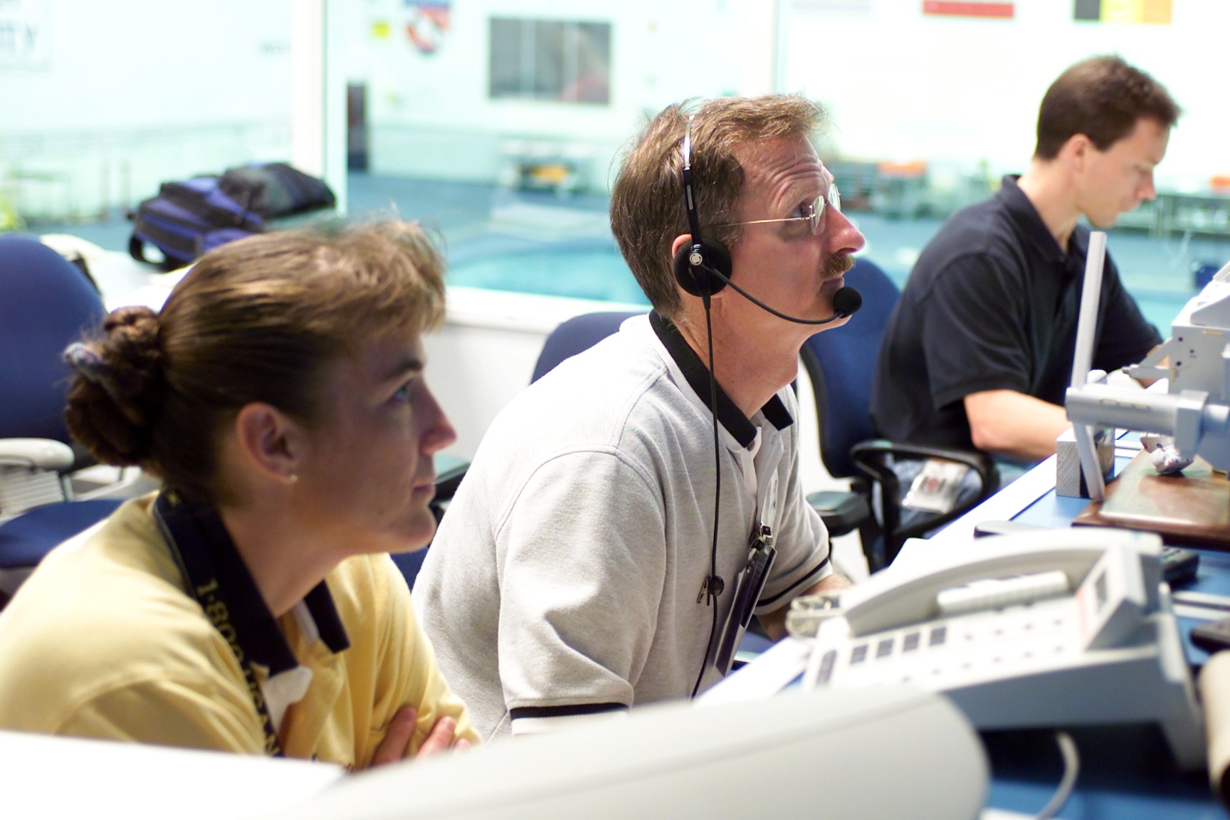 STS-115 EVA training at the Neutral Buoyancy Laboratory (NBL)