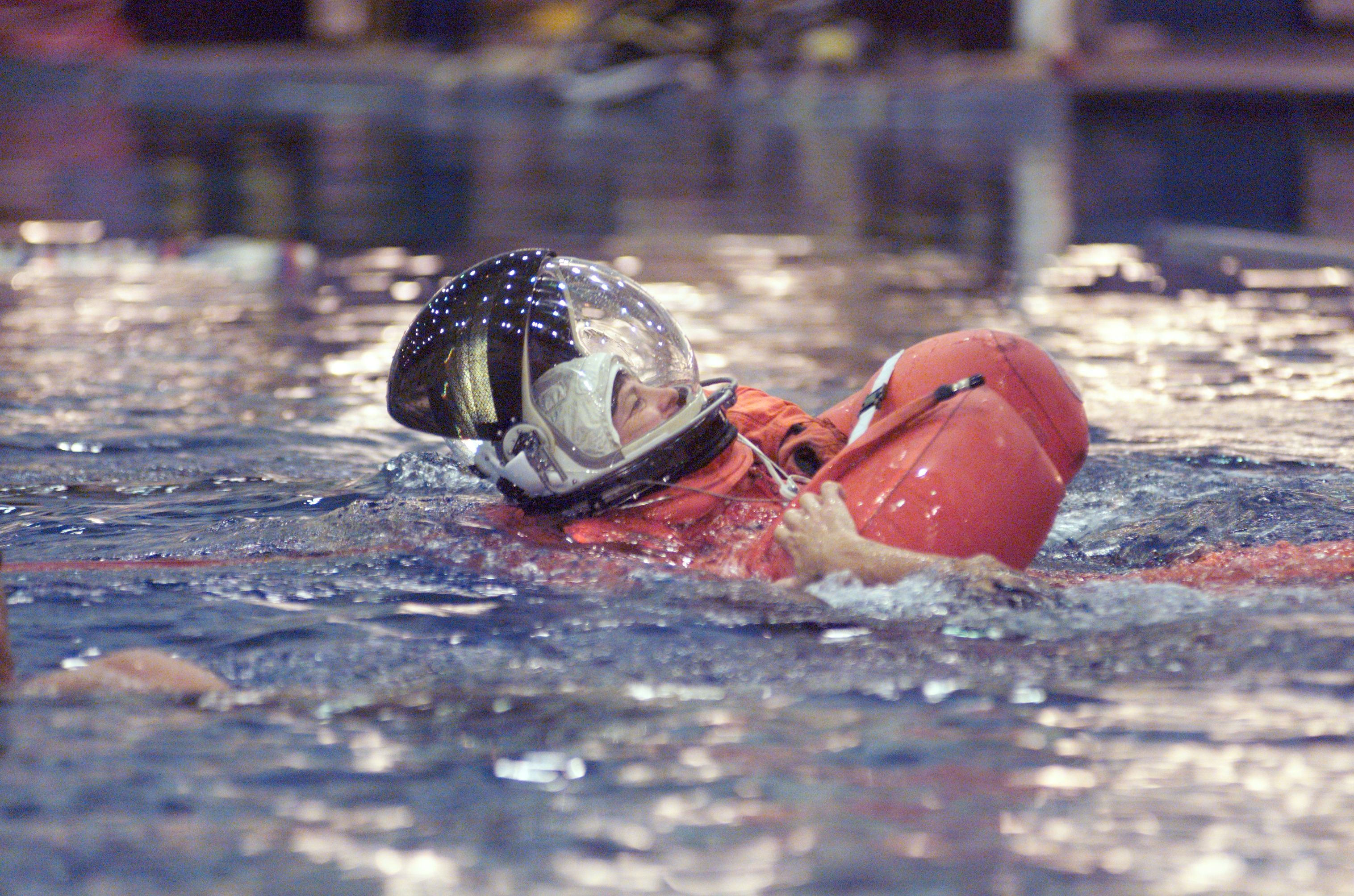 STS-114 Water Survival Training at the NBL