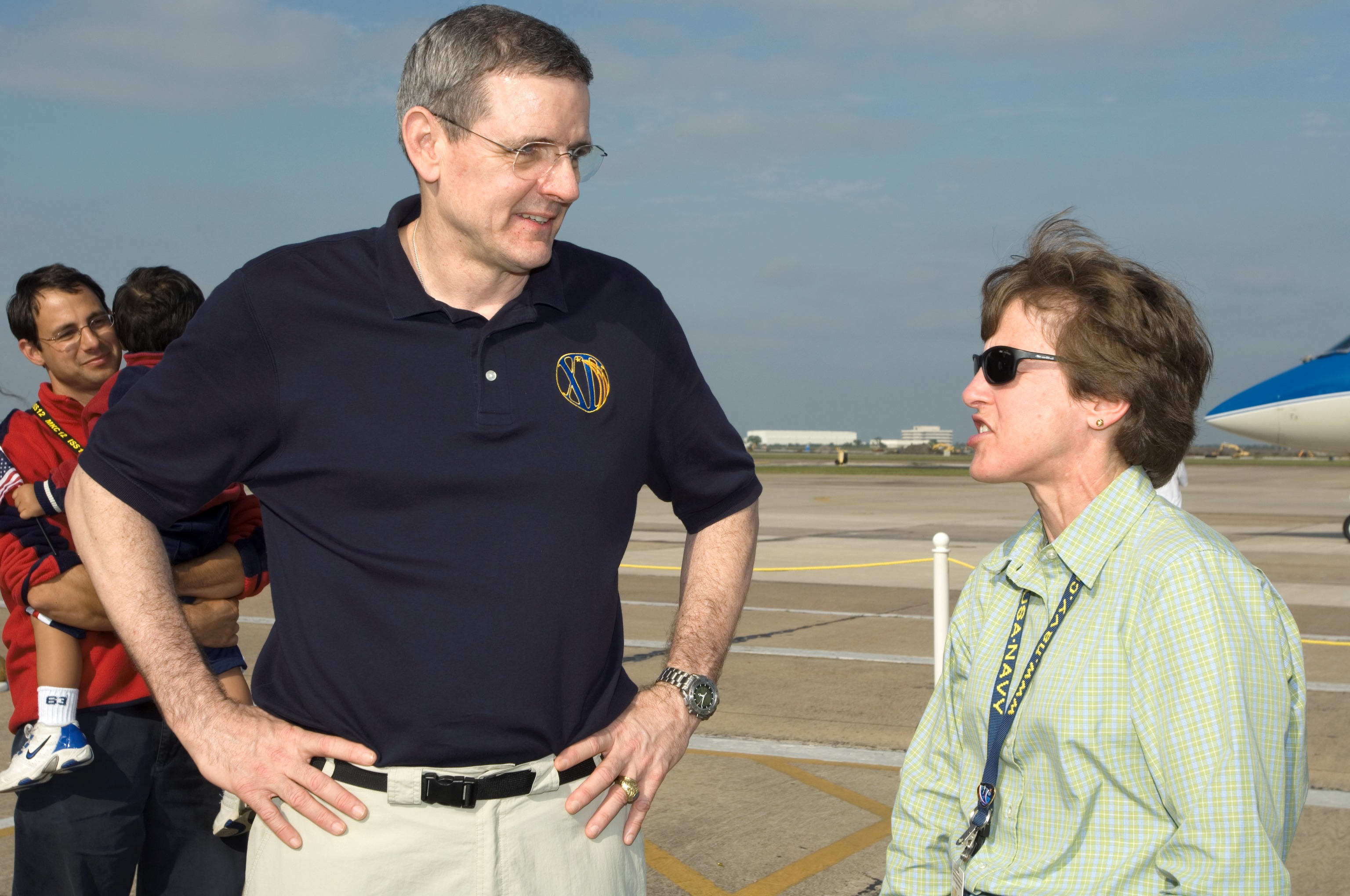 Exp. 12 Crew Return at Ellington Field