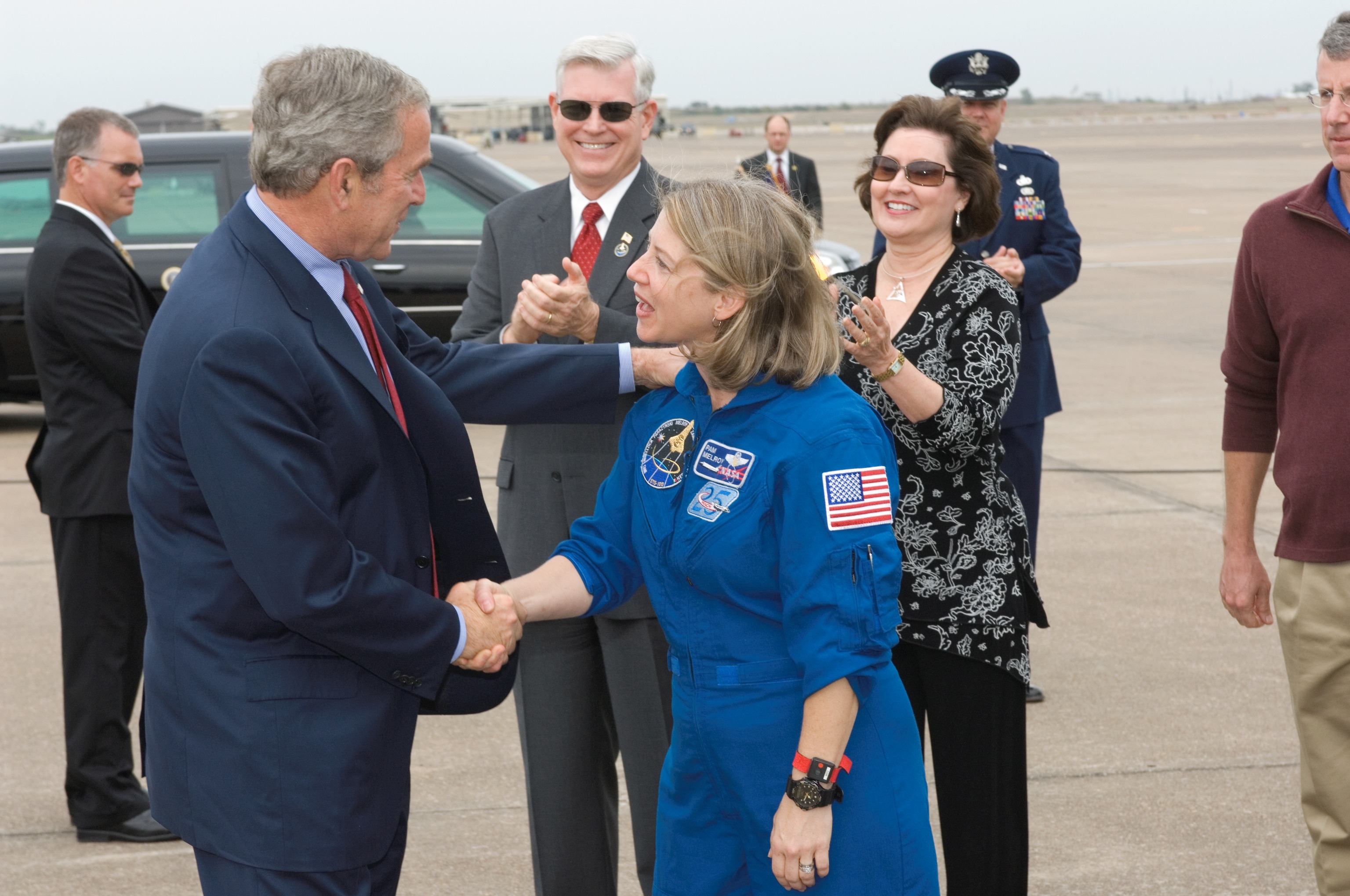 STS-120 Crew Return to Ellington Field
