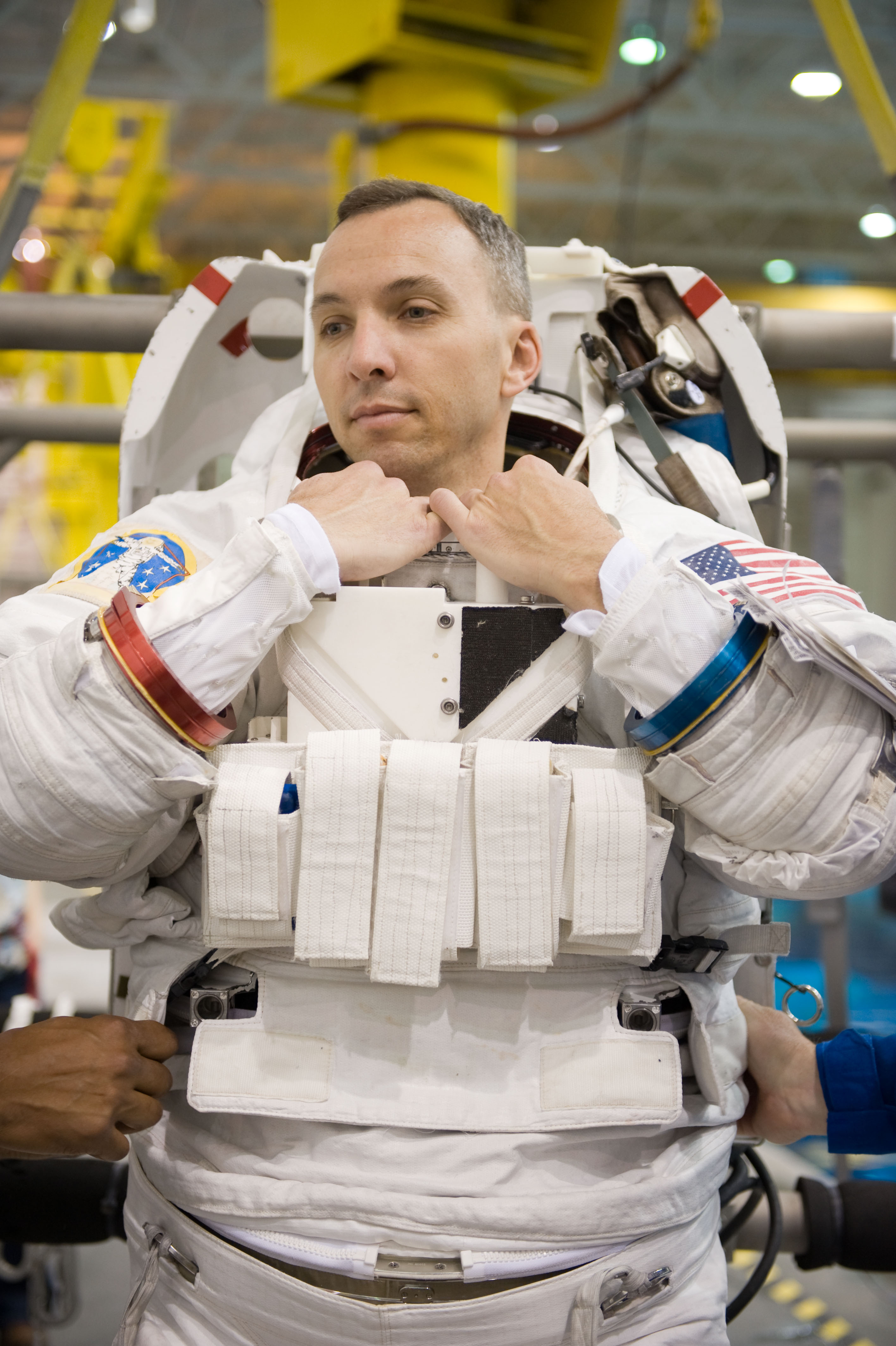 STS-129 crew members Mike Foreman, Randy Bresnik, Barry 'Butch' Wilmore and Robert Satcher