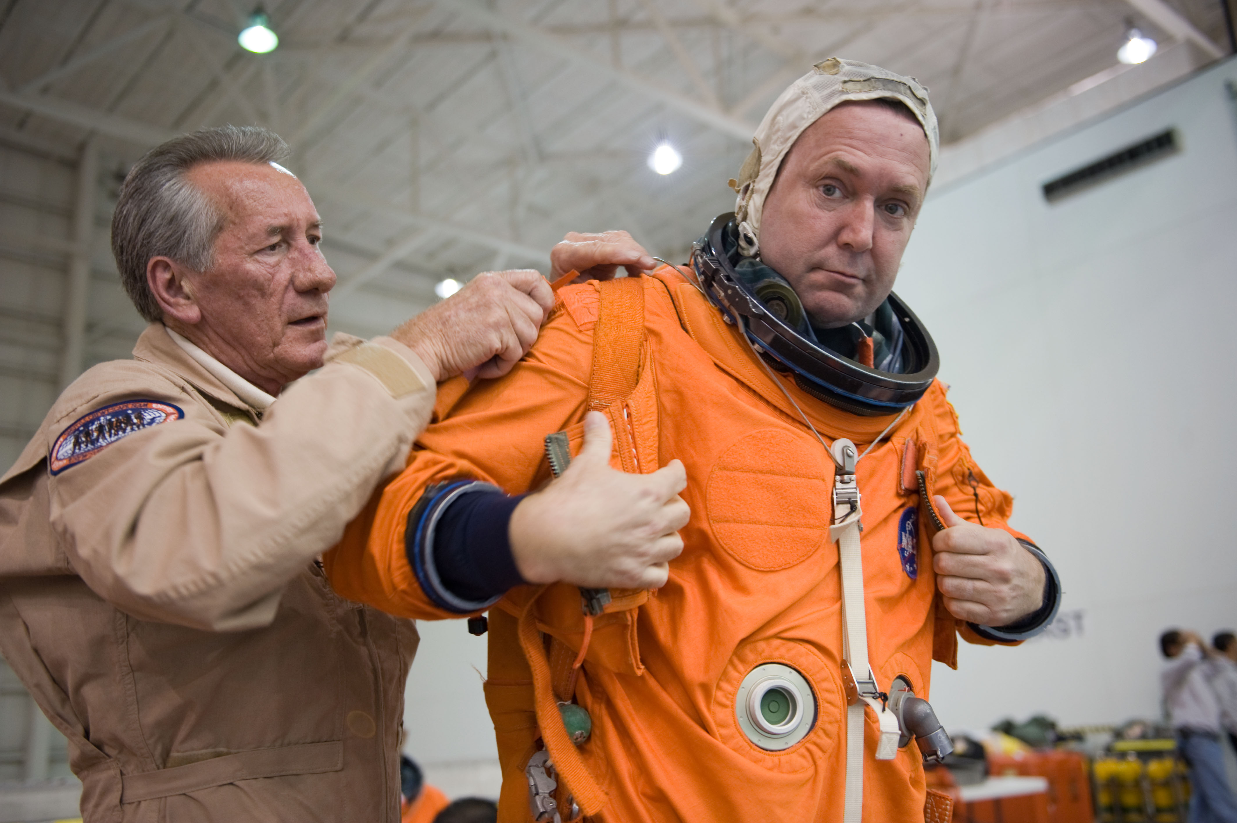STS-129 Water Survival Training at the NBL