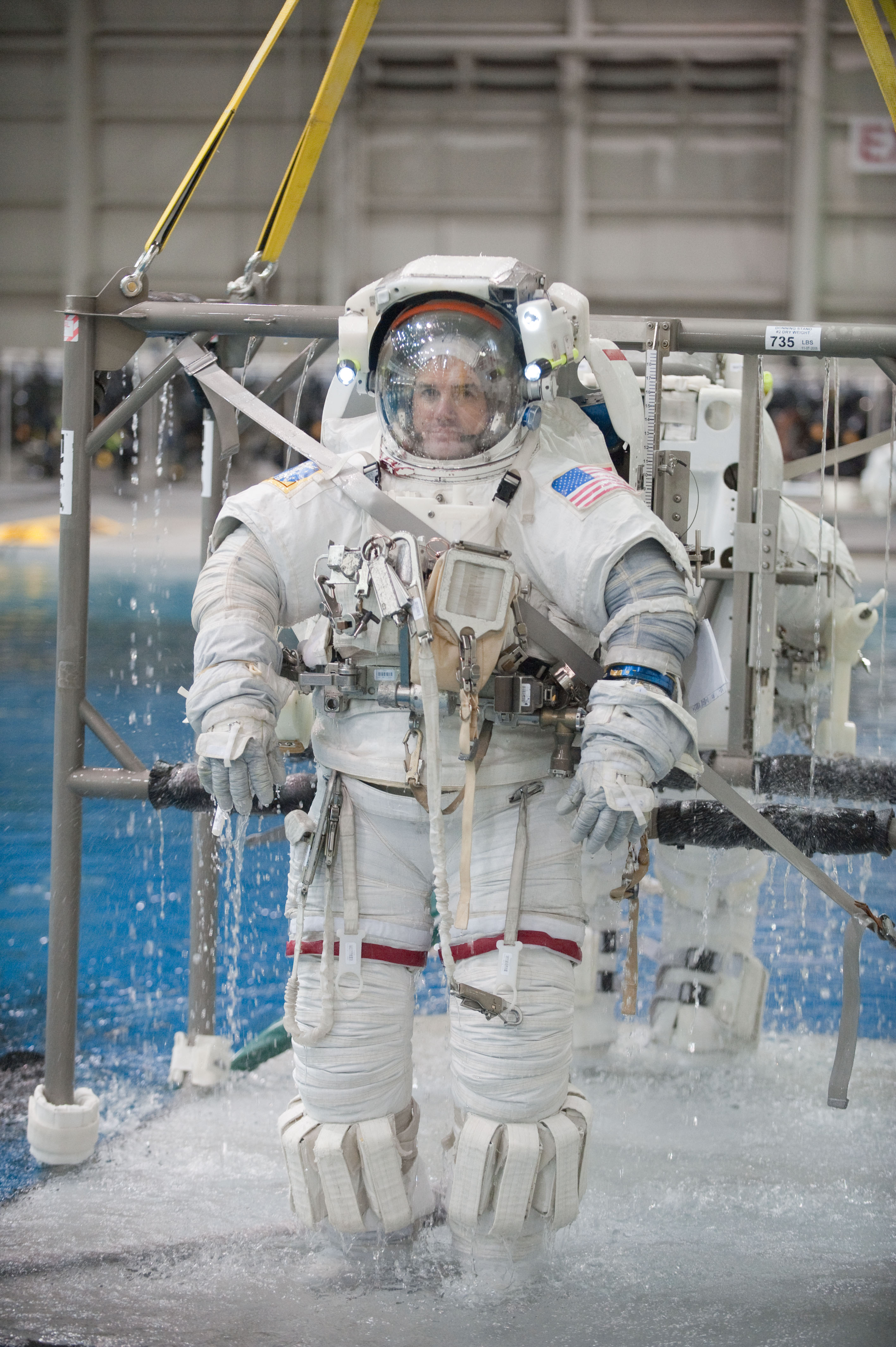 Final space shuttle crew training session in the NBL