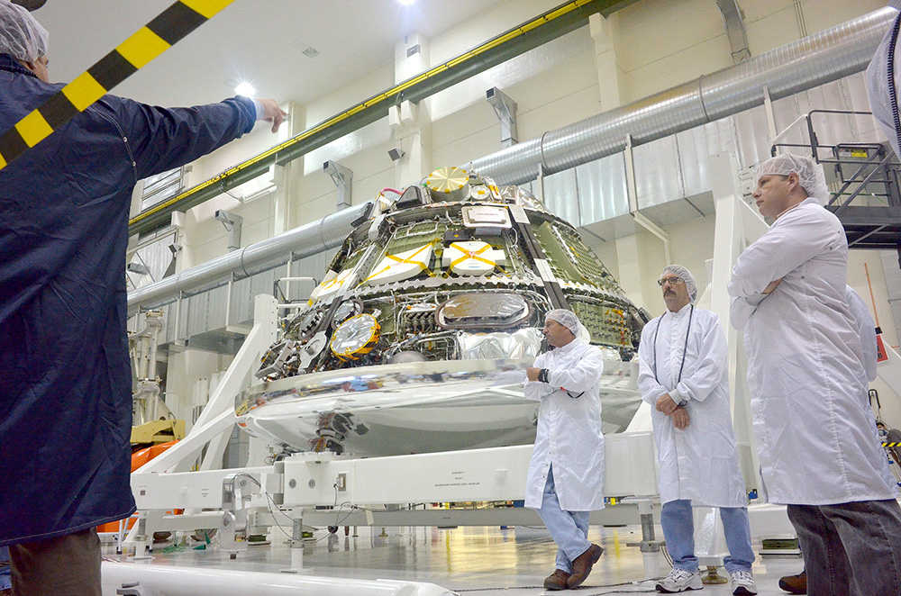 Orion Weight and Center of Gravity Test