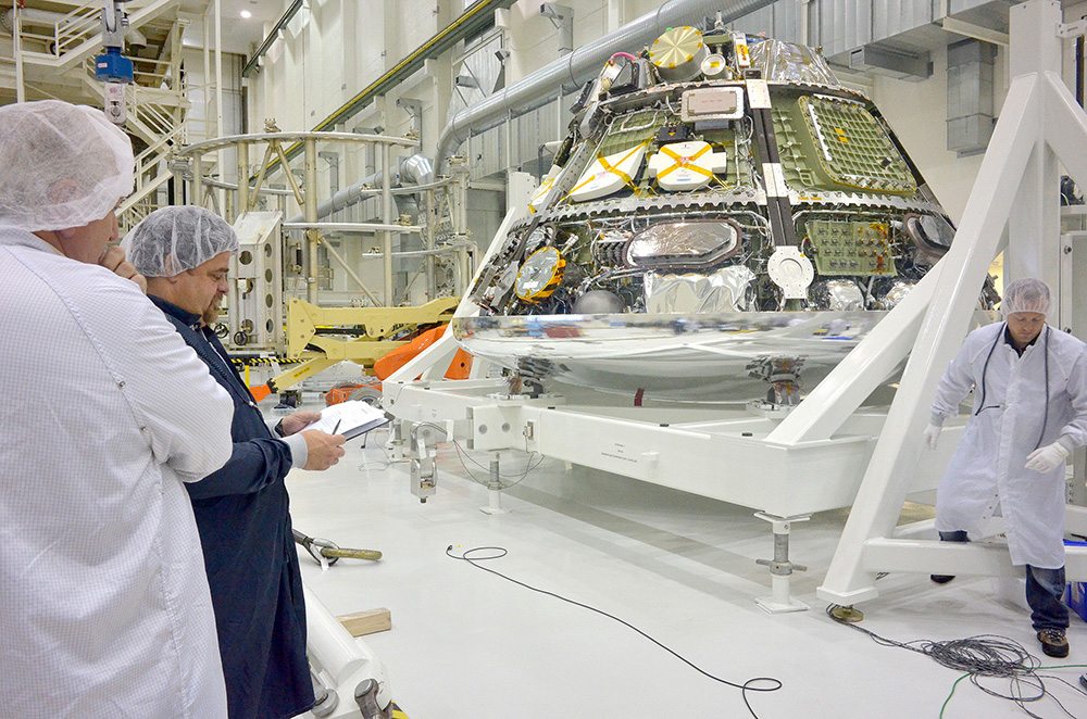 Orion Weight and Center of Gravity Test