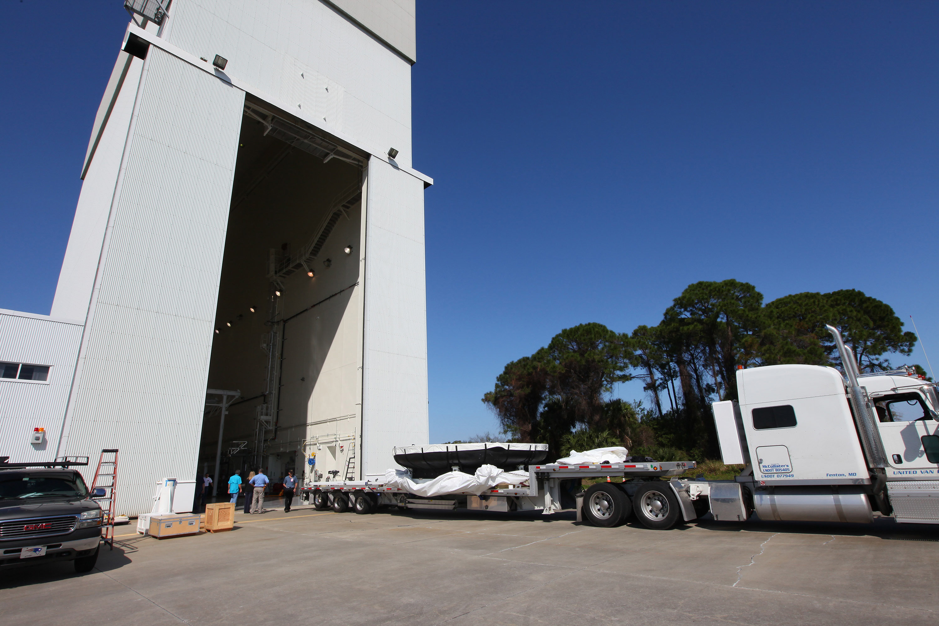 Heat Shield packed for transport