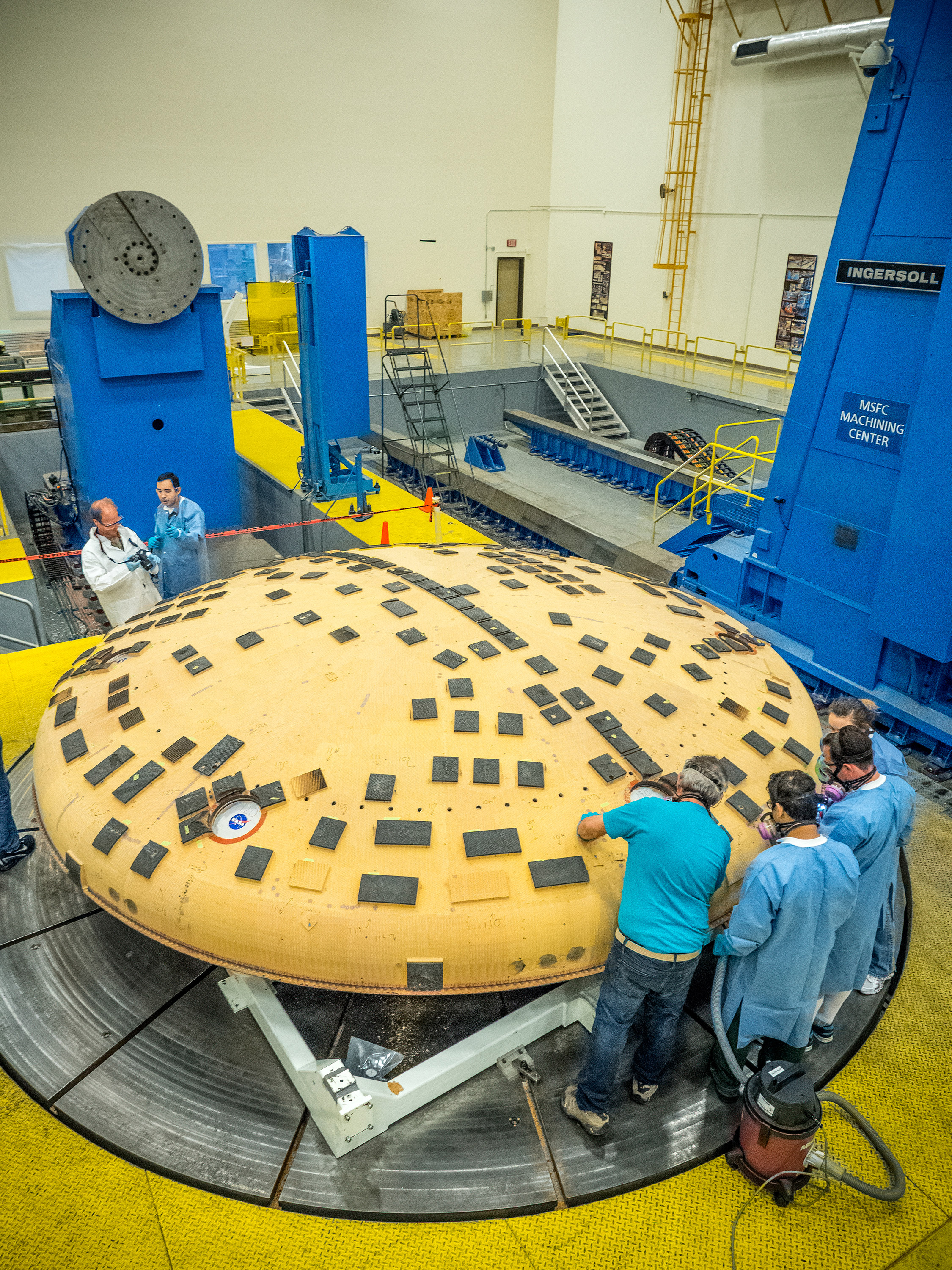 Studying Orion's heat ahield