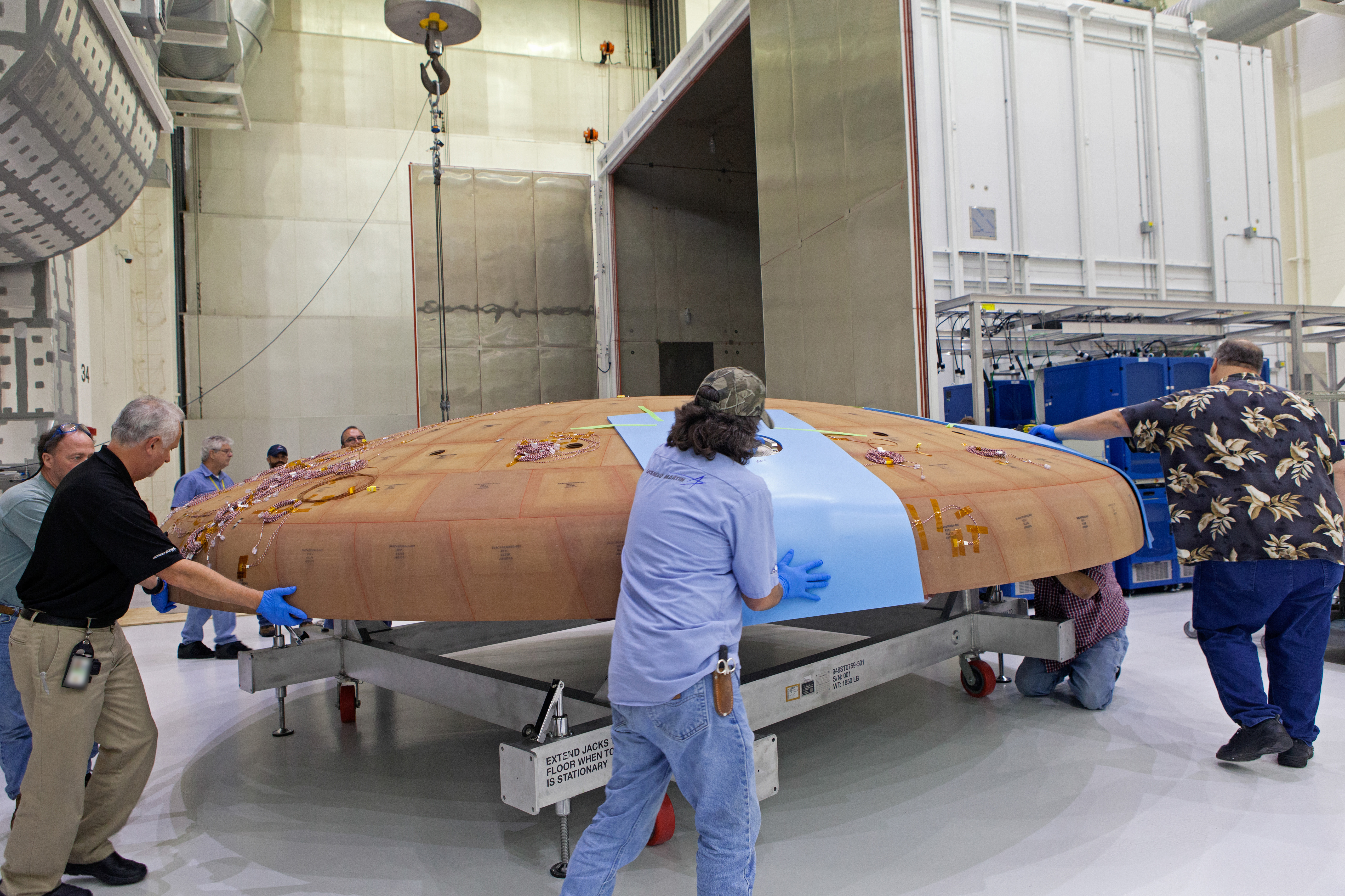 Orion Heat Shield Move
