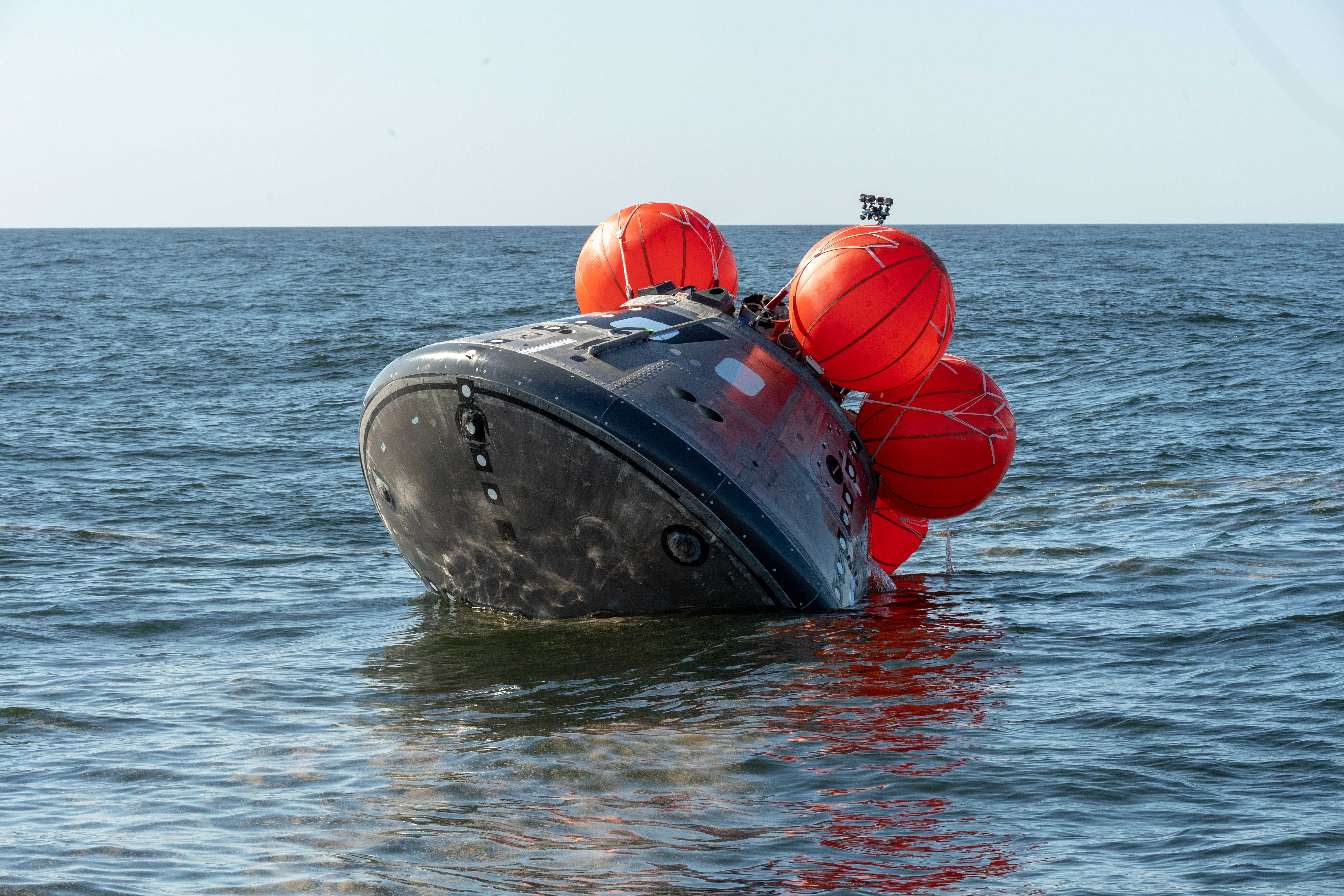 Orion's Crew Module Uprighting System Test