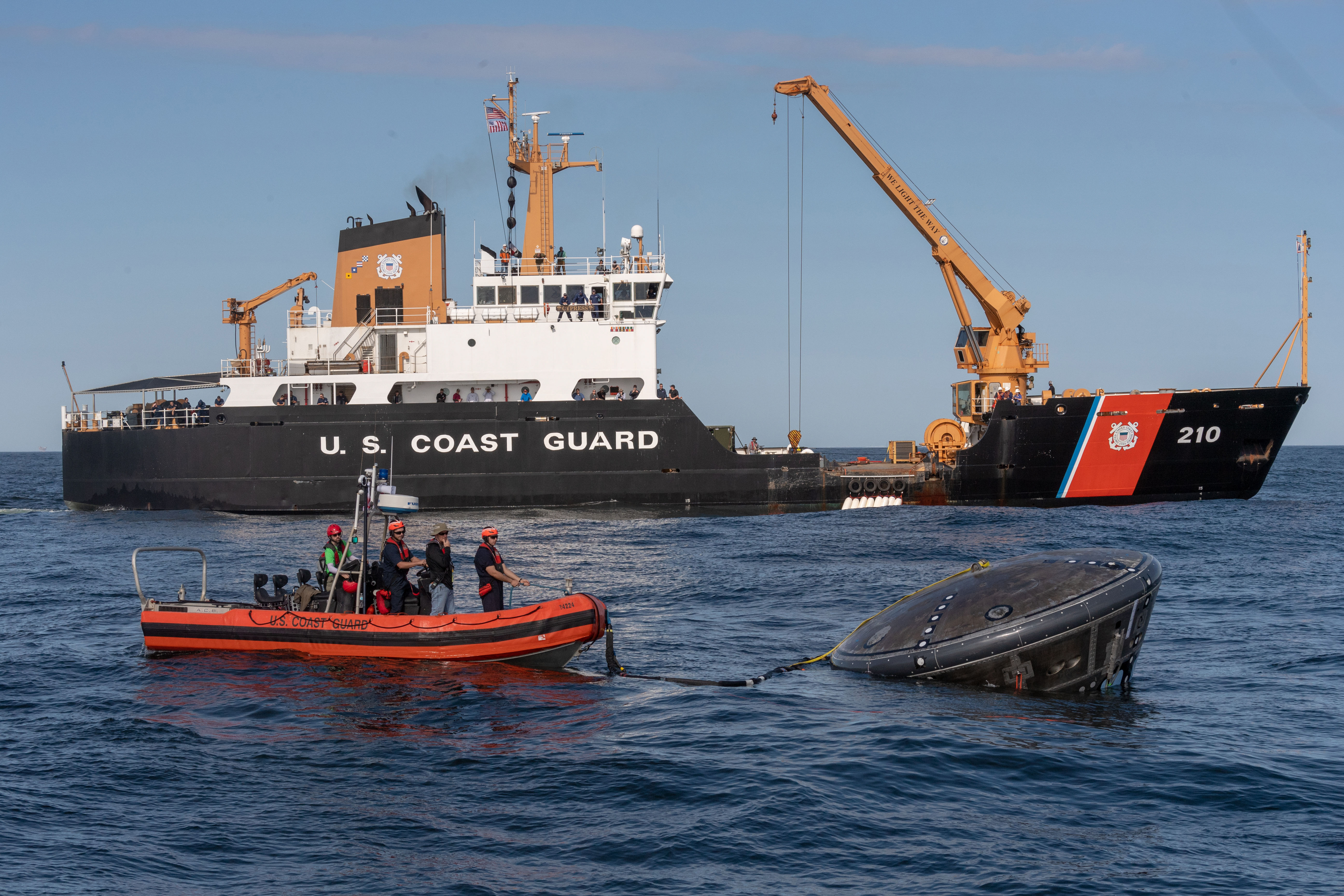 Orion's Crew Module Uprighting System Test