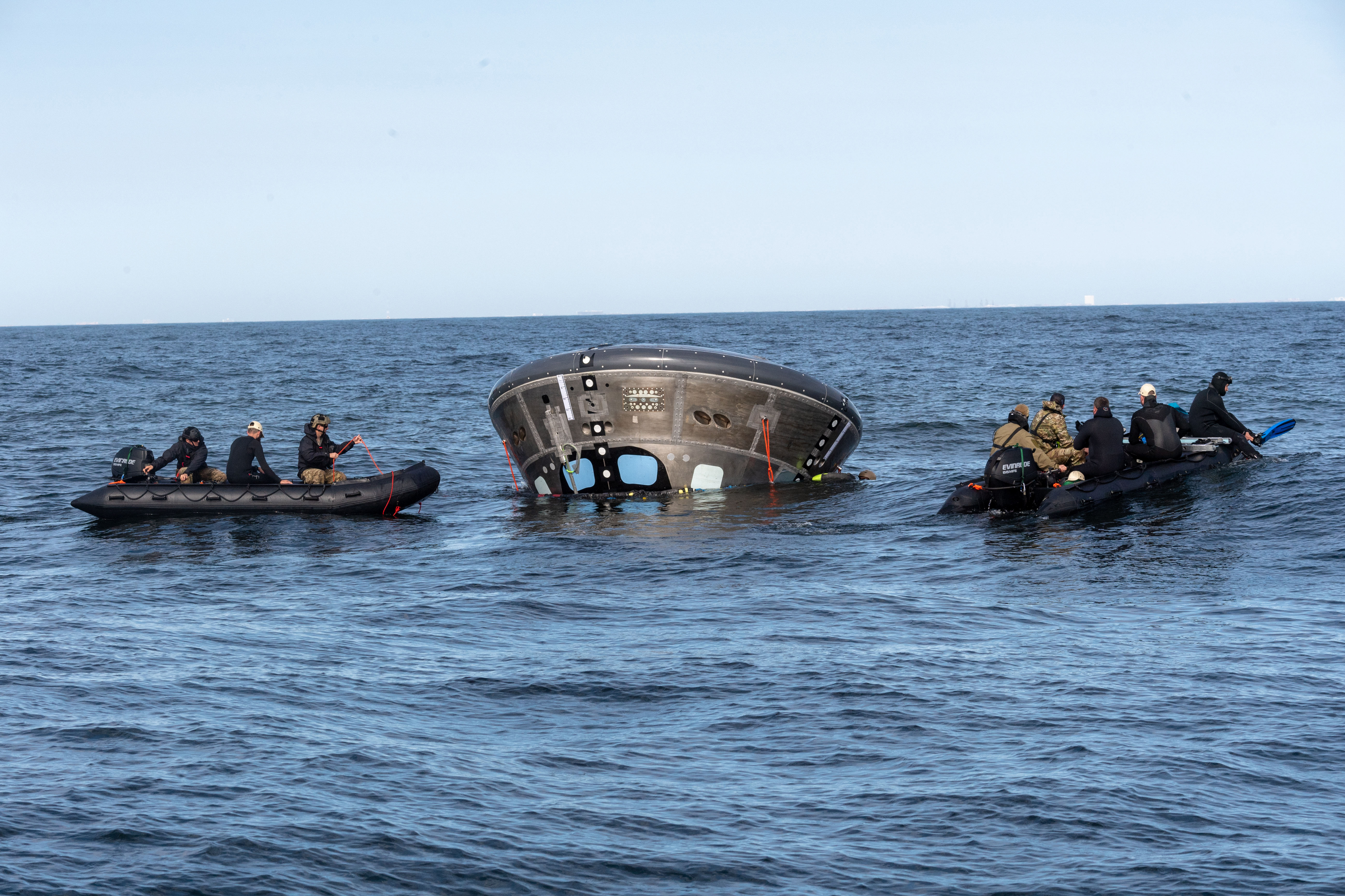 Orion's Crew Module Uprighting System Test