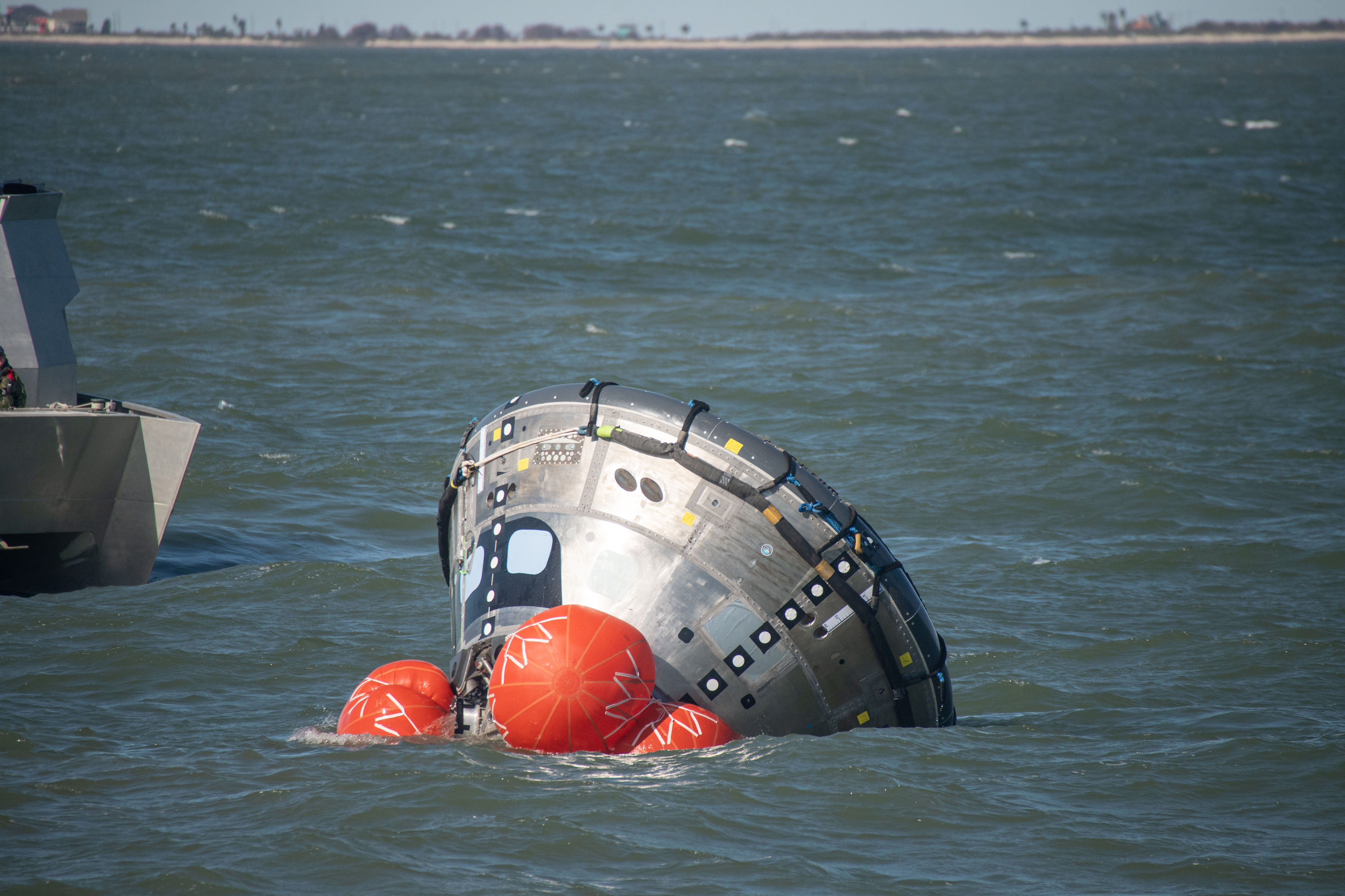 Orion's Crew Module Uprighting System Test