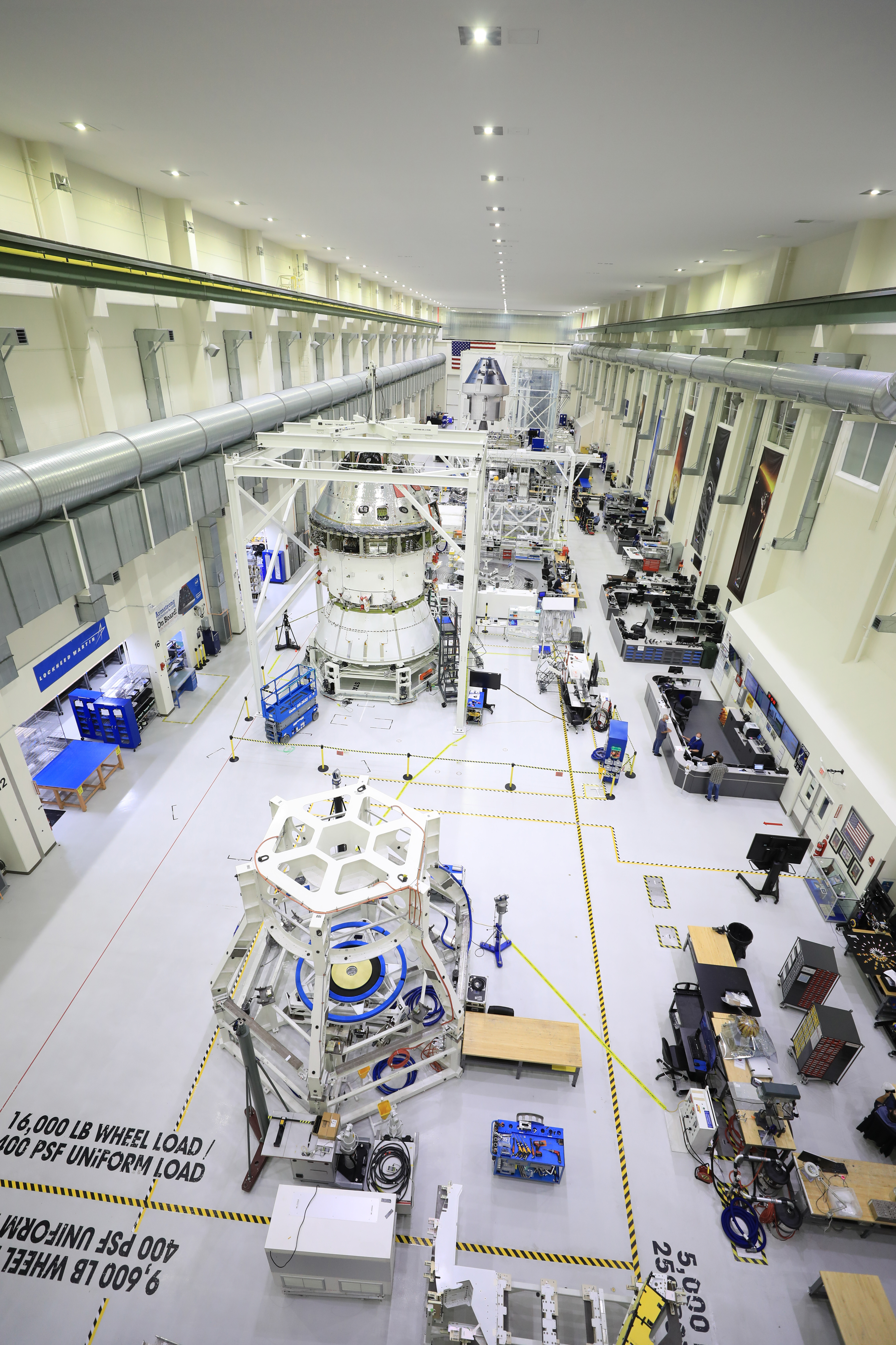 Orion Spacecraft Adapter (SA) Cone Install