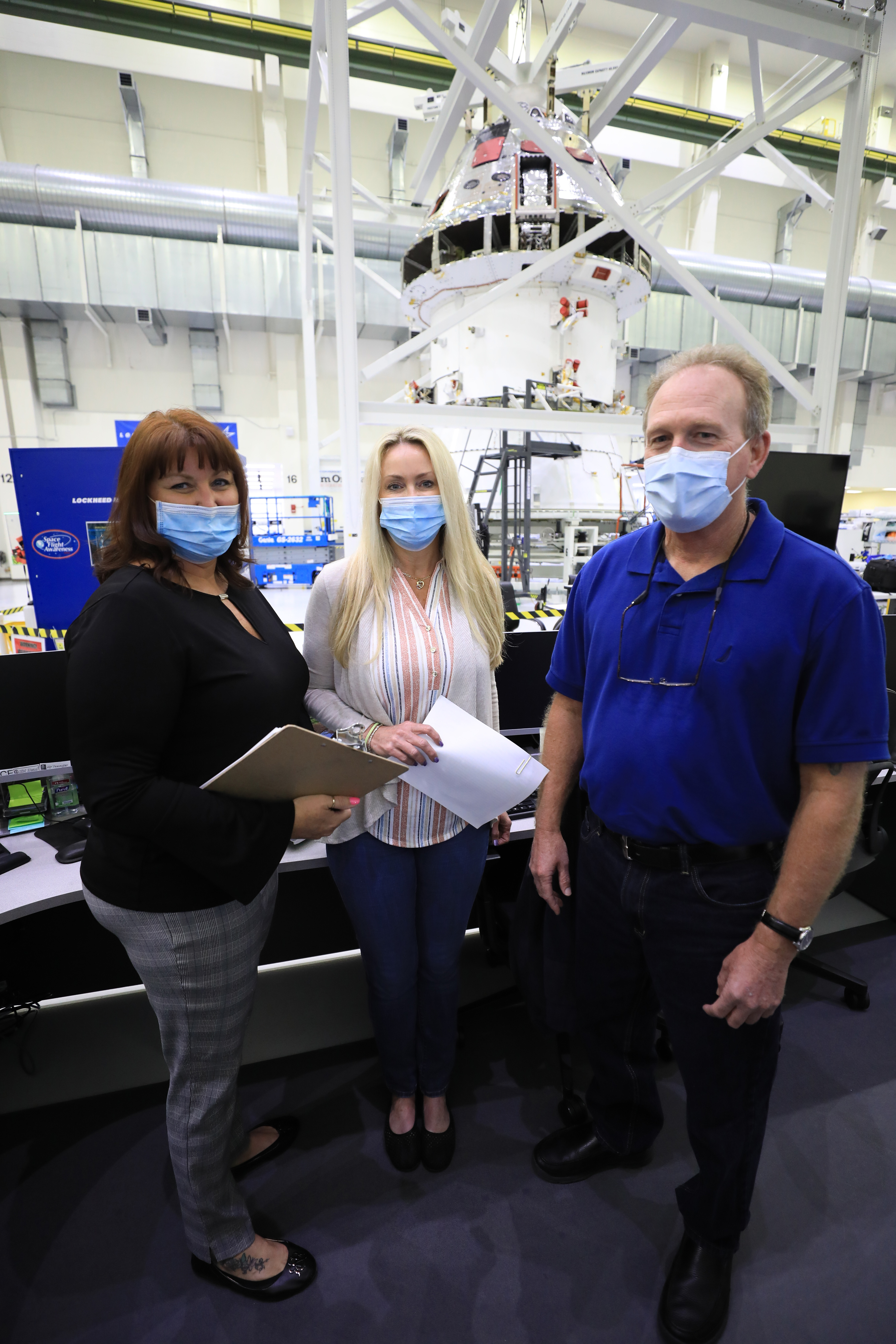 Orion Spacecraft Adapter (SA) Cone Install