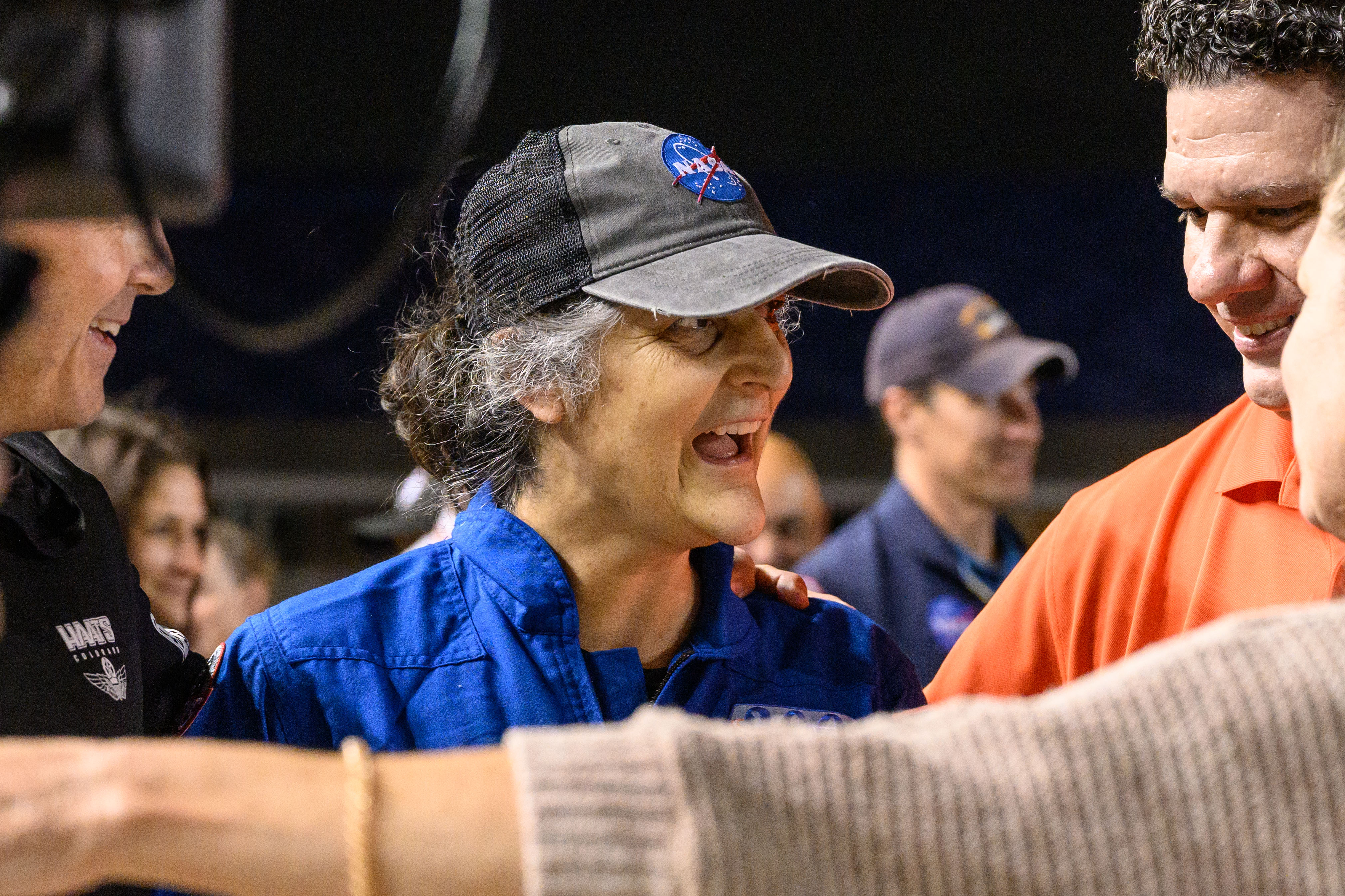 NASA astronaut Suni Williams returns to Johnson Space Center