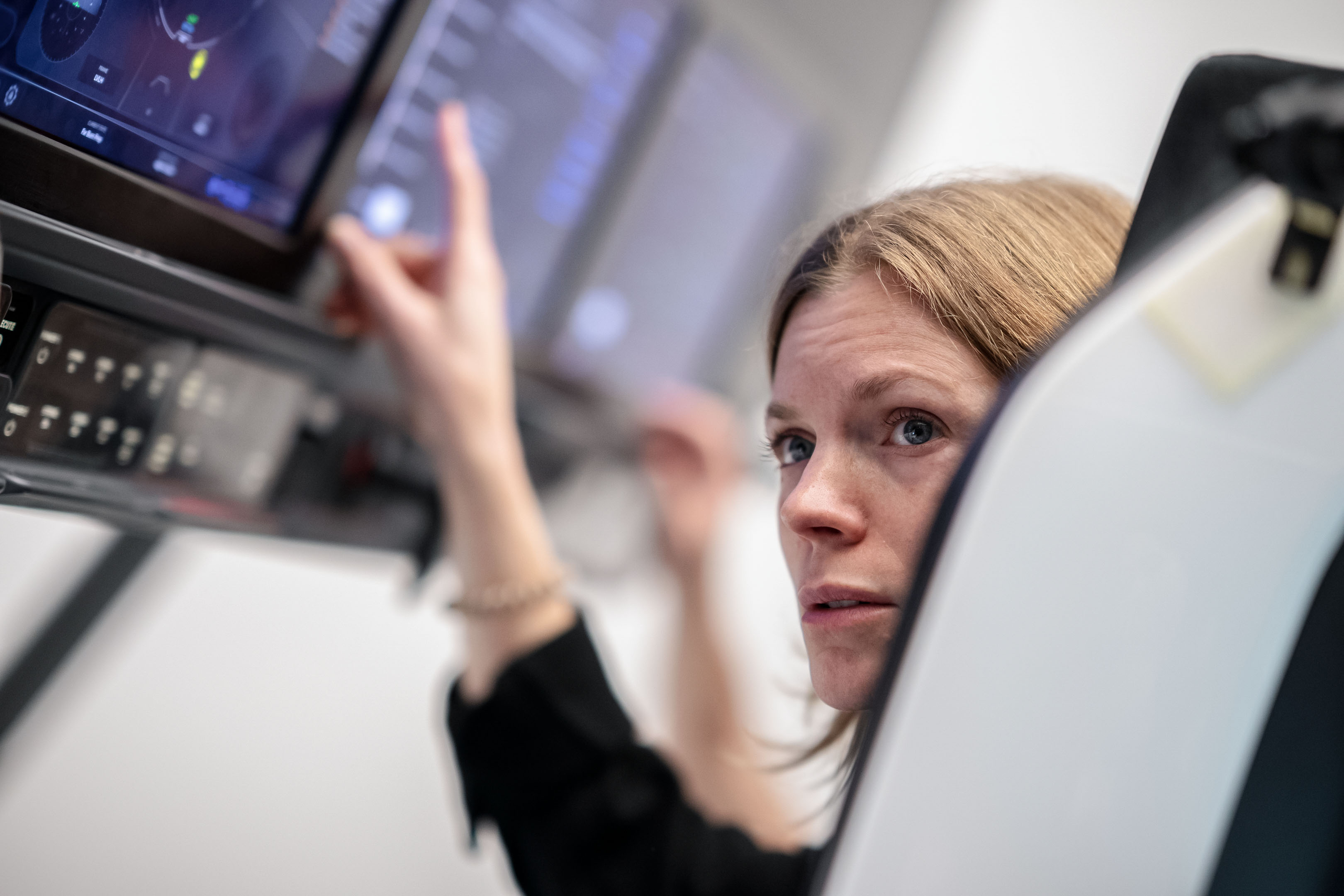 NASA astronaut Zena Cardman, commander of NASA’s SpaceX Crew-11 mission