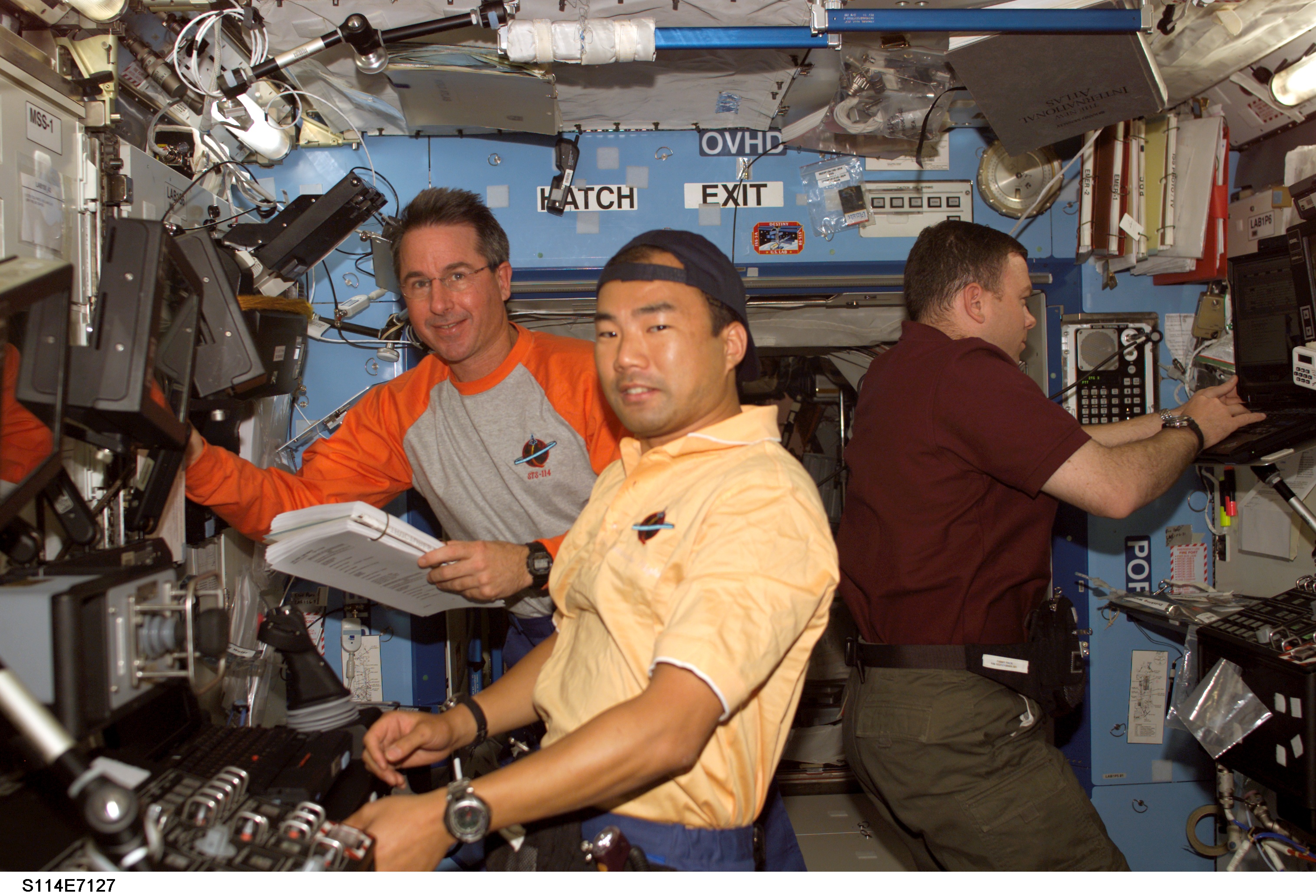 Crew in U.S. laboratory