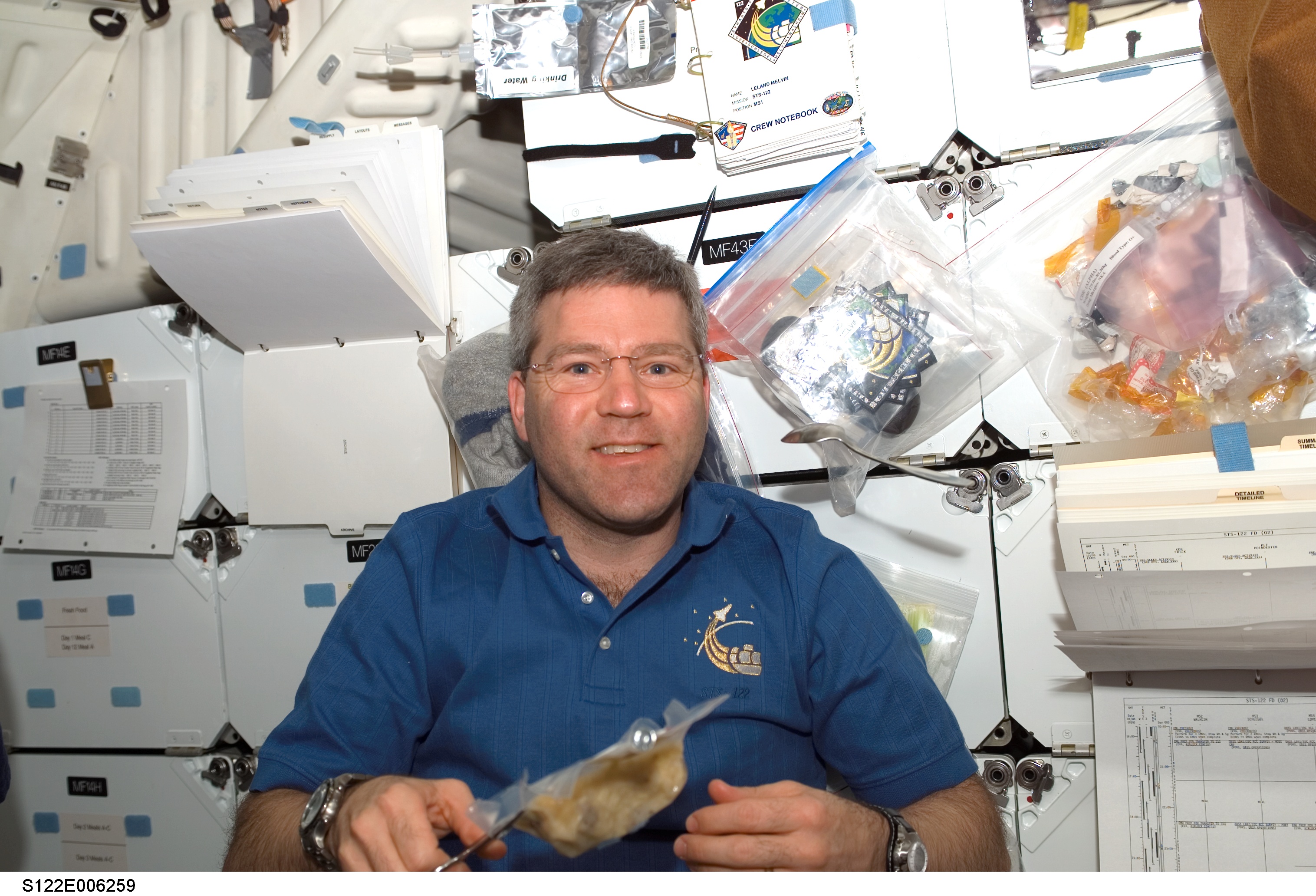 Frick on MDDK during STS-122