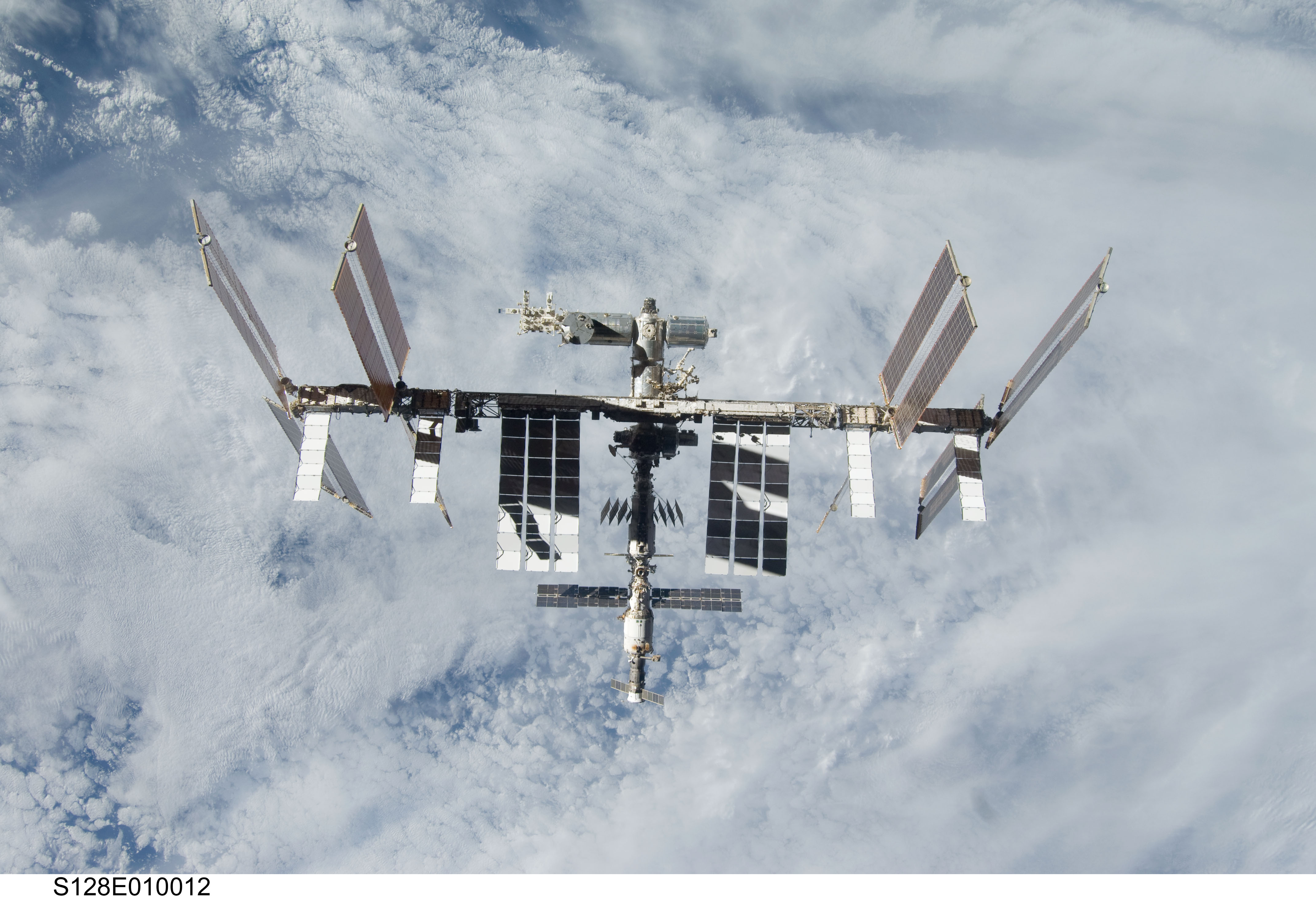 ISS Overall View after STS-128 Undocking