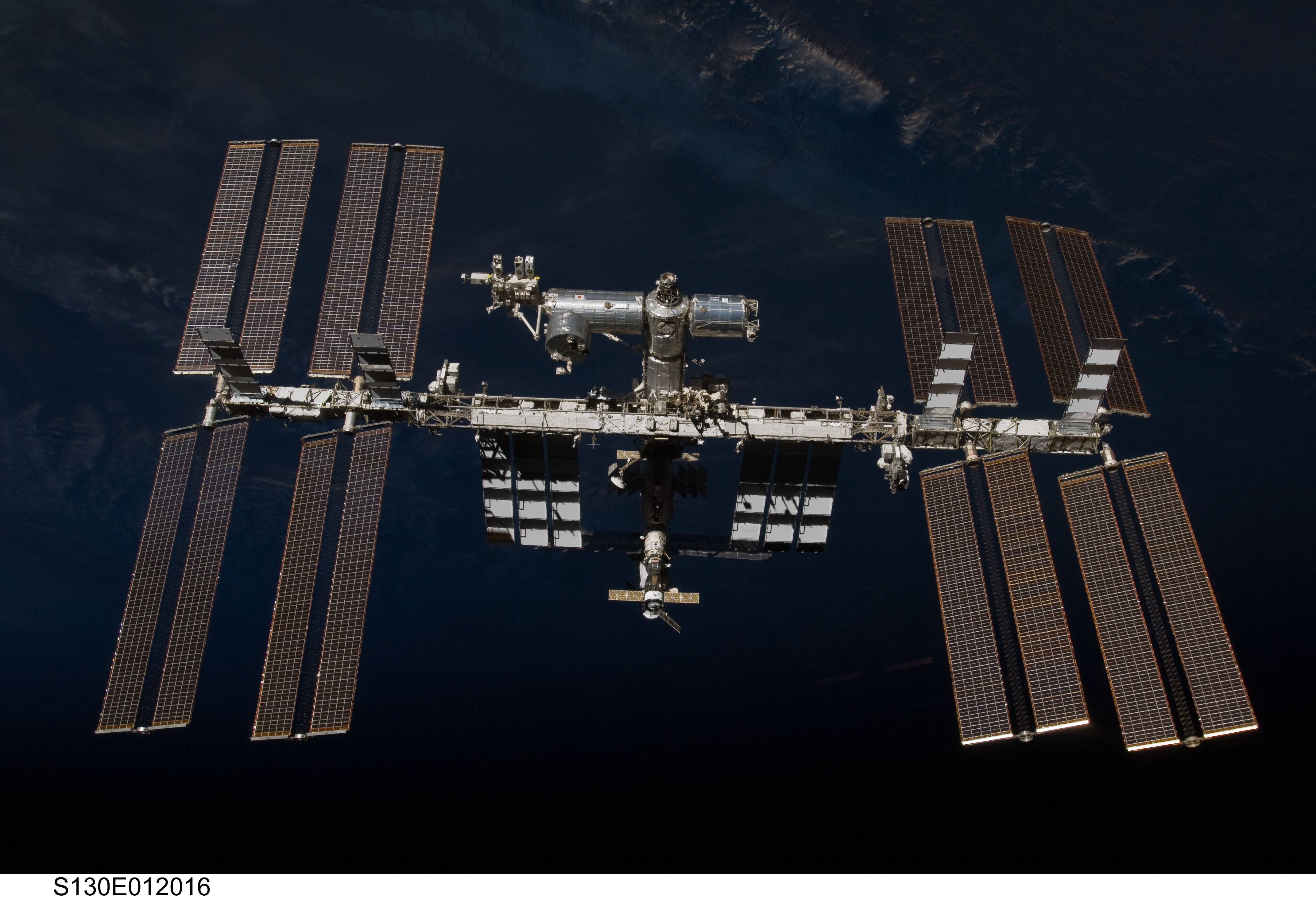 Overall View of ISS After STS-130 Undocking