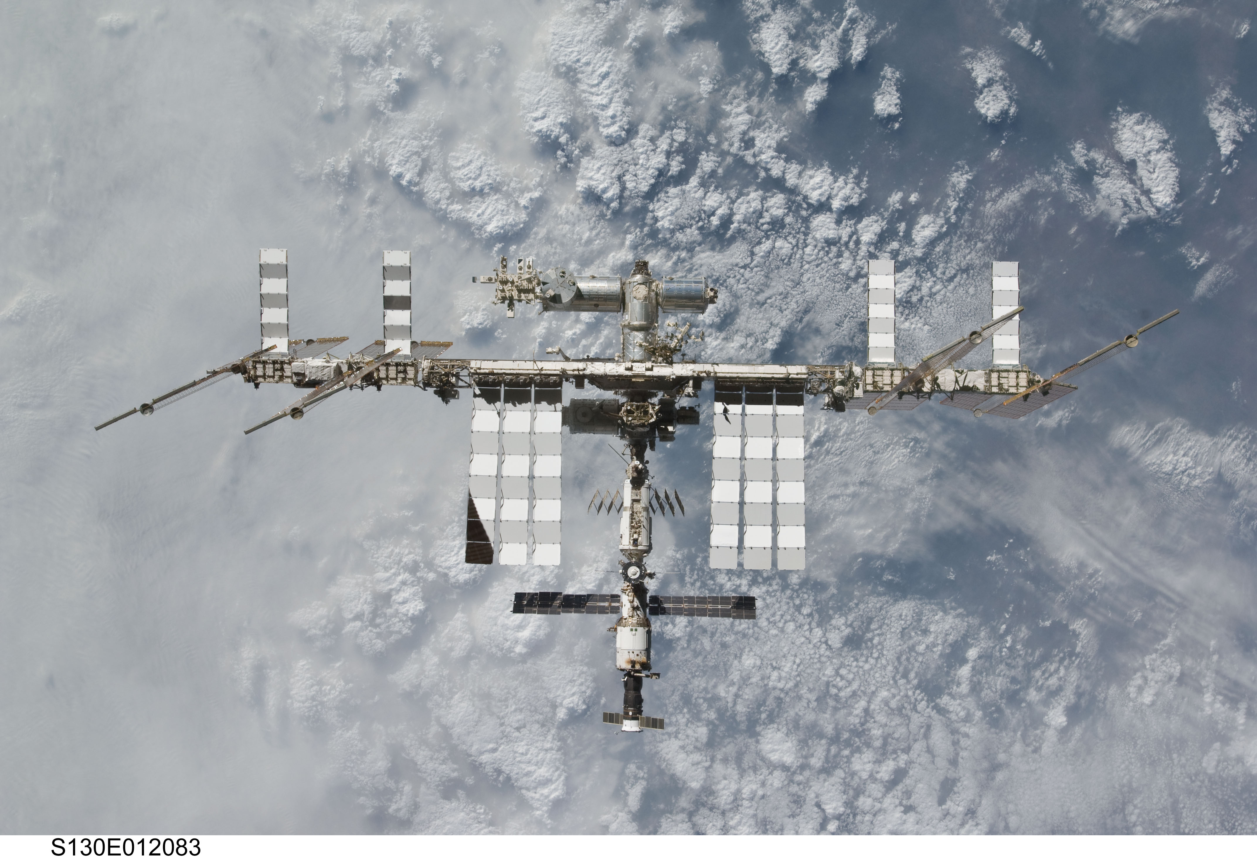 Overall View of ISS After STS-130 Undocking