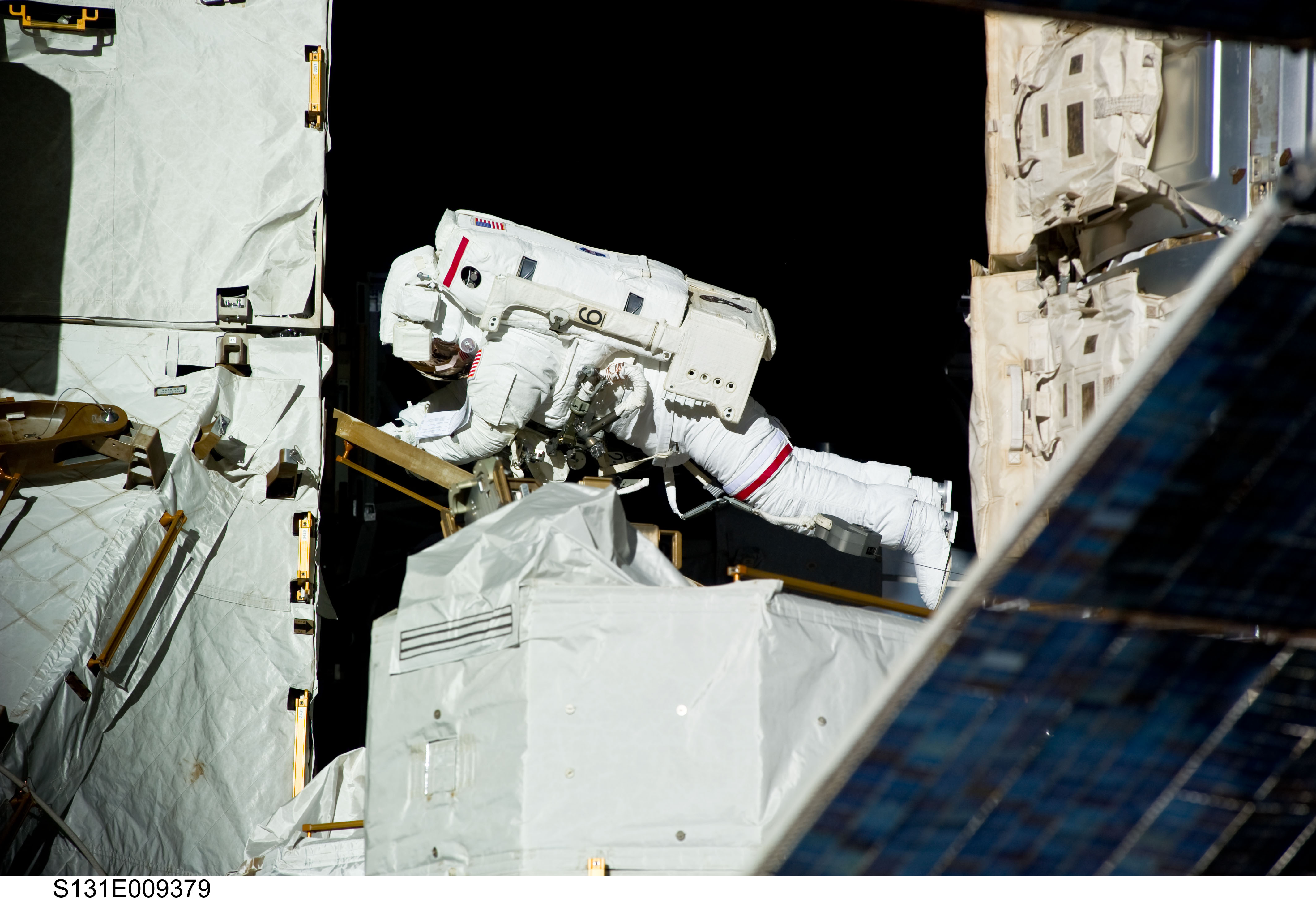 Mastracchio during STS-131 EVA 3