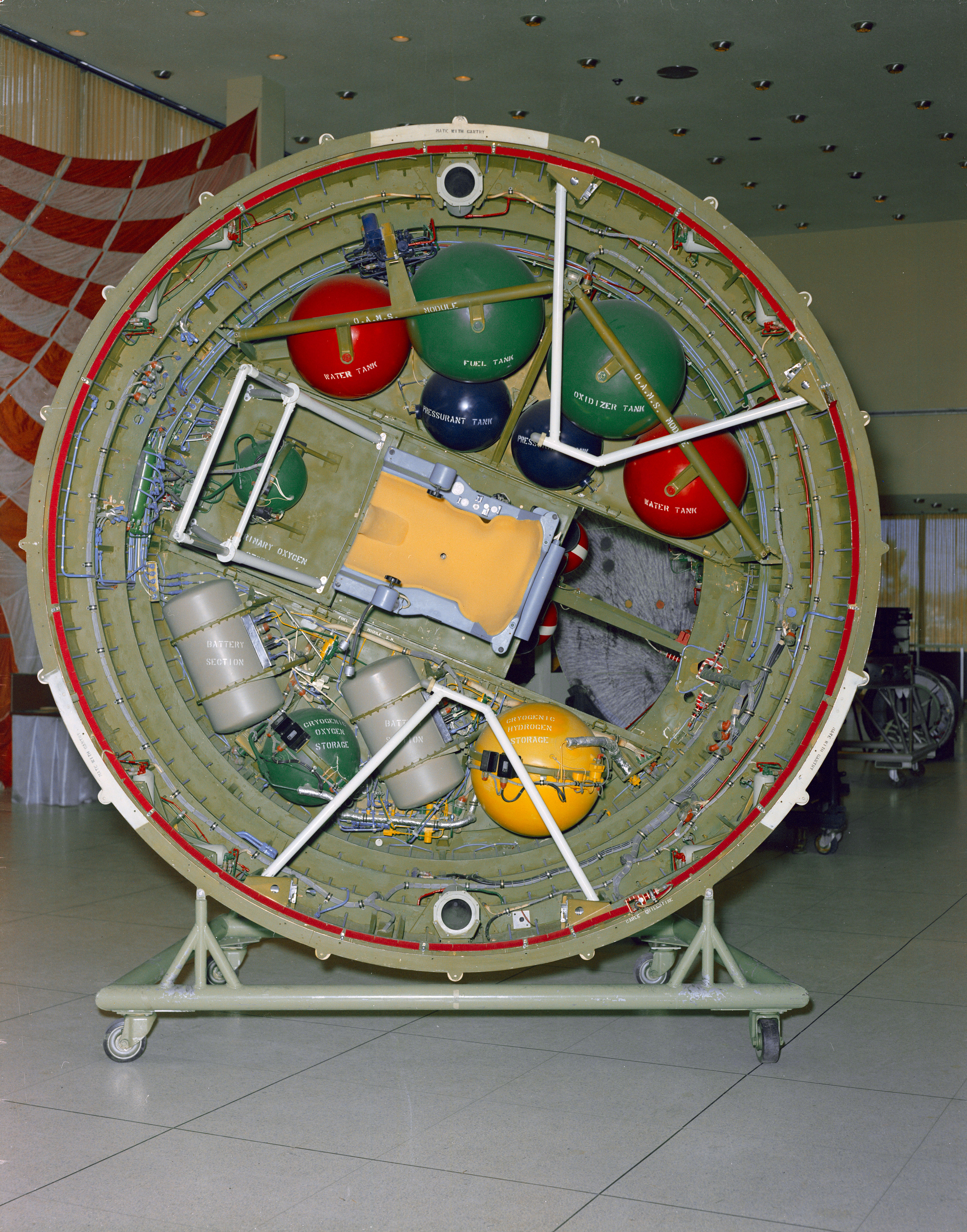 GEMINI-TITAN (GT)-9 - MOCKUP - ADAPTER EQUIPMENT SECTION - FUEL CELL - MSC